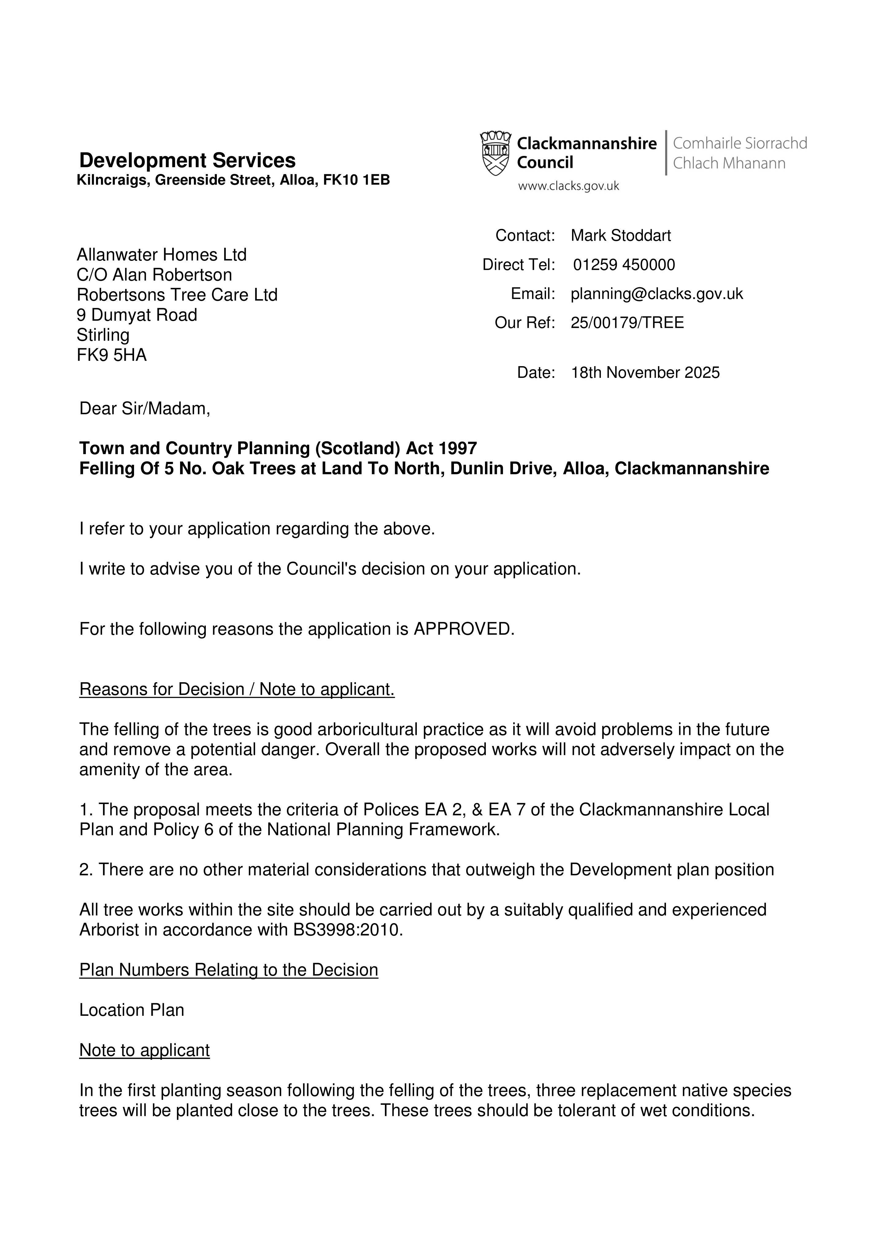 Planning document