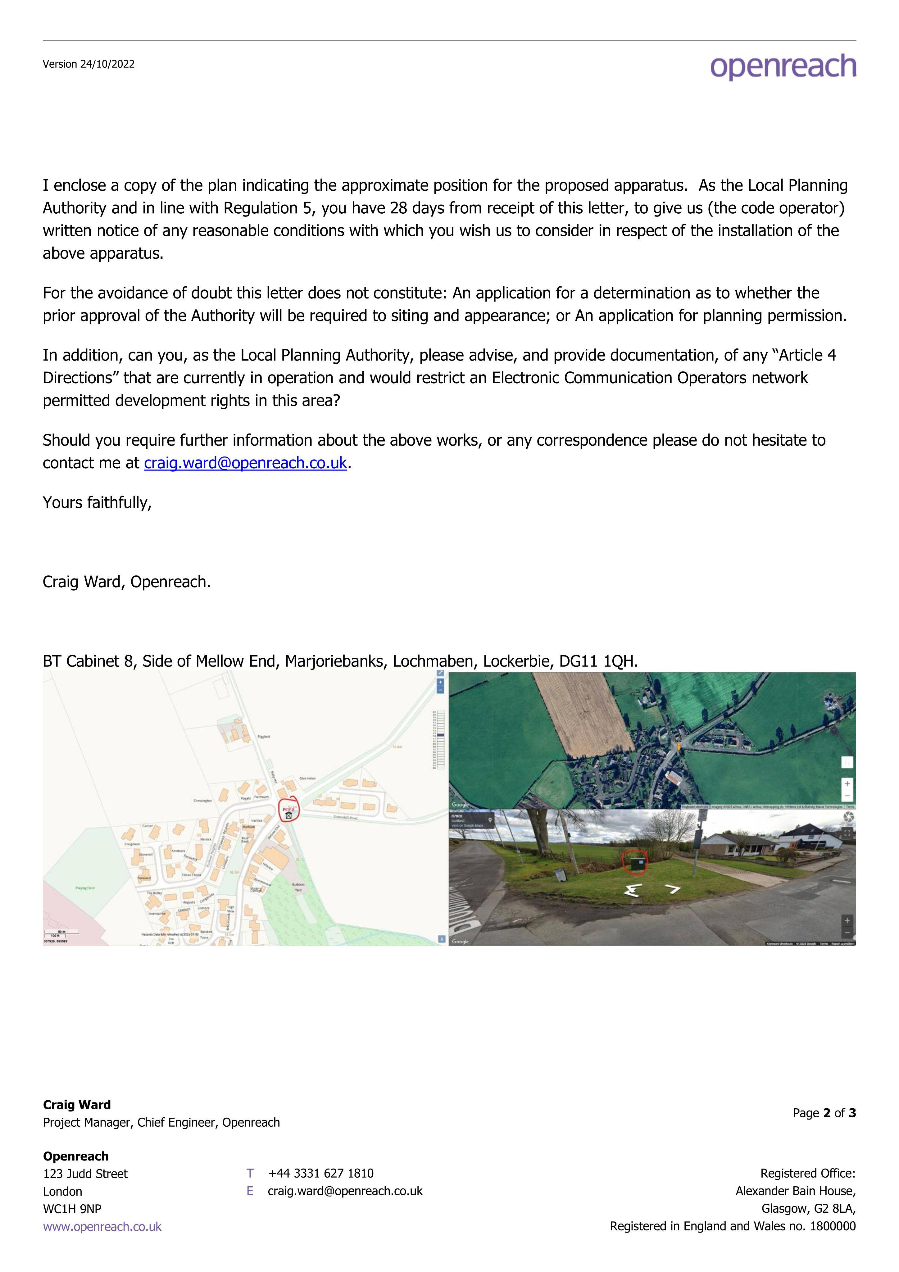 Planning document