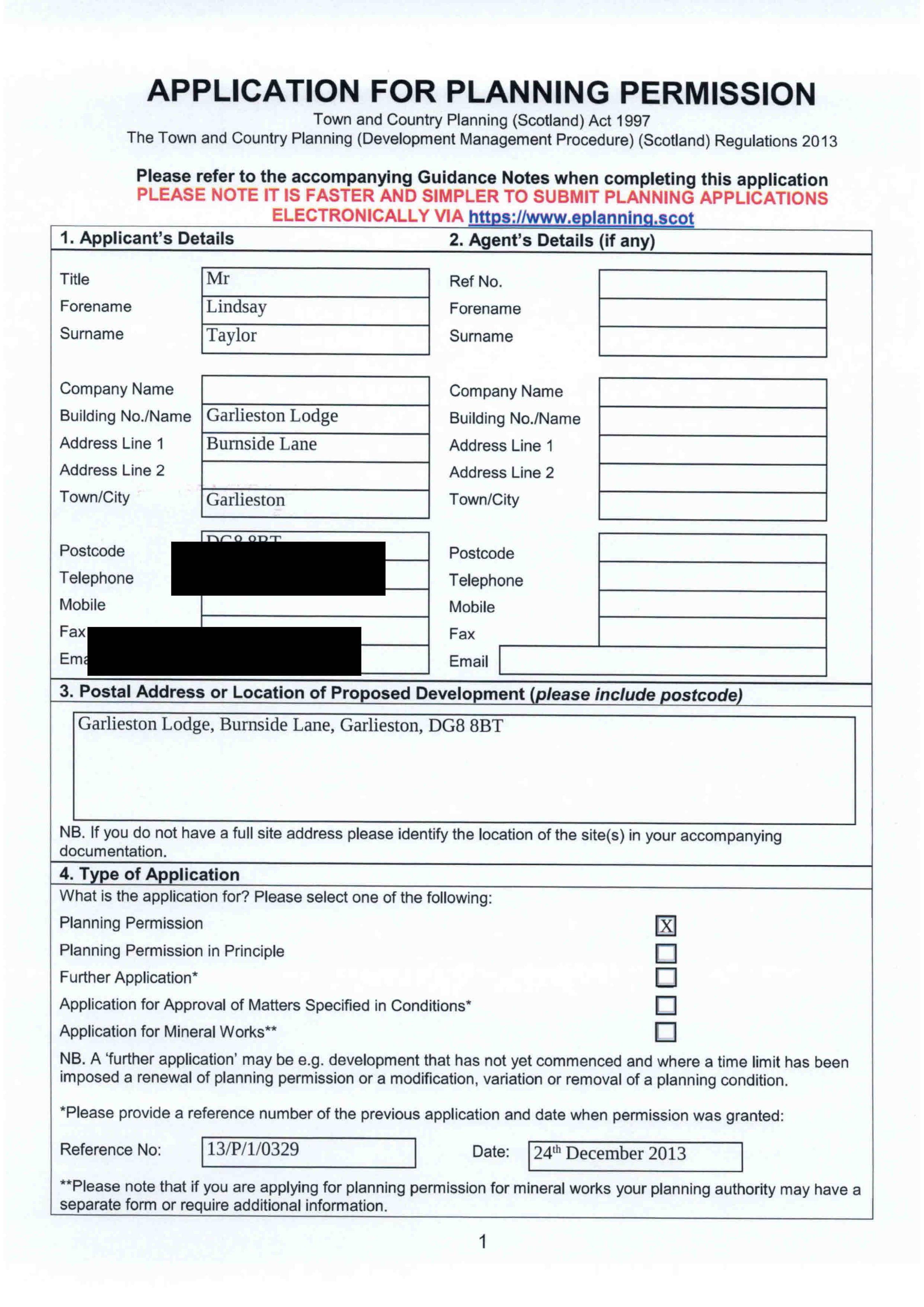 Planning document