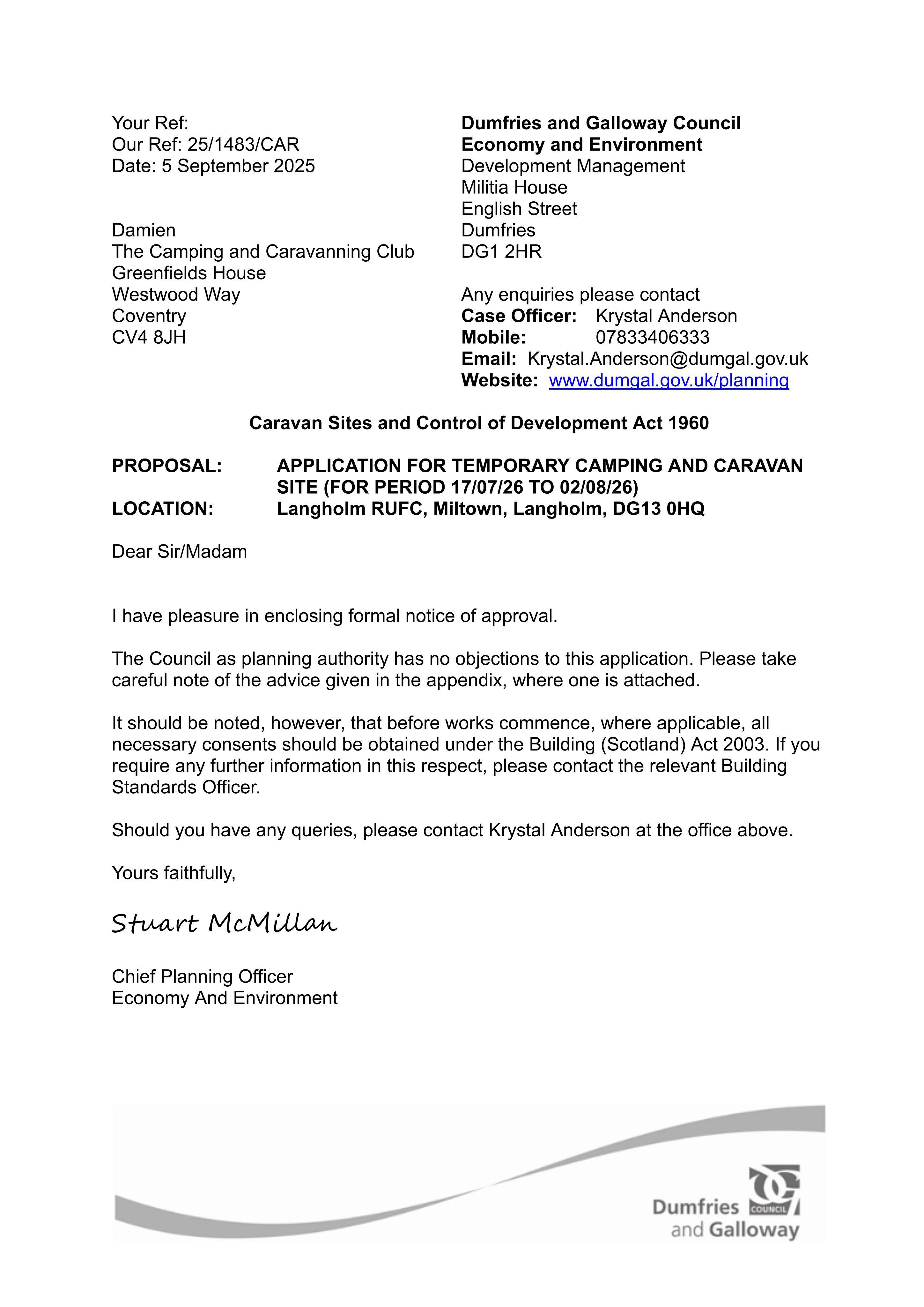 Planning document