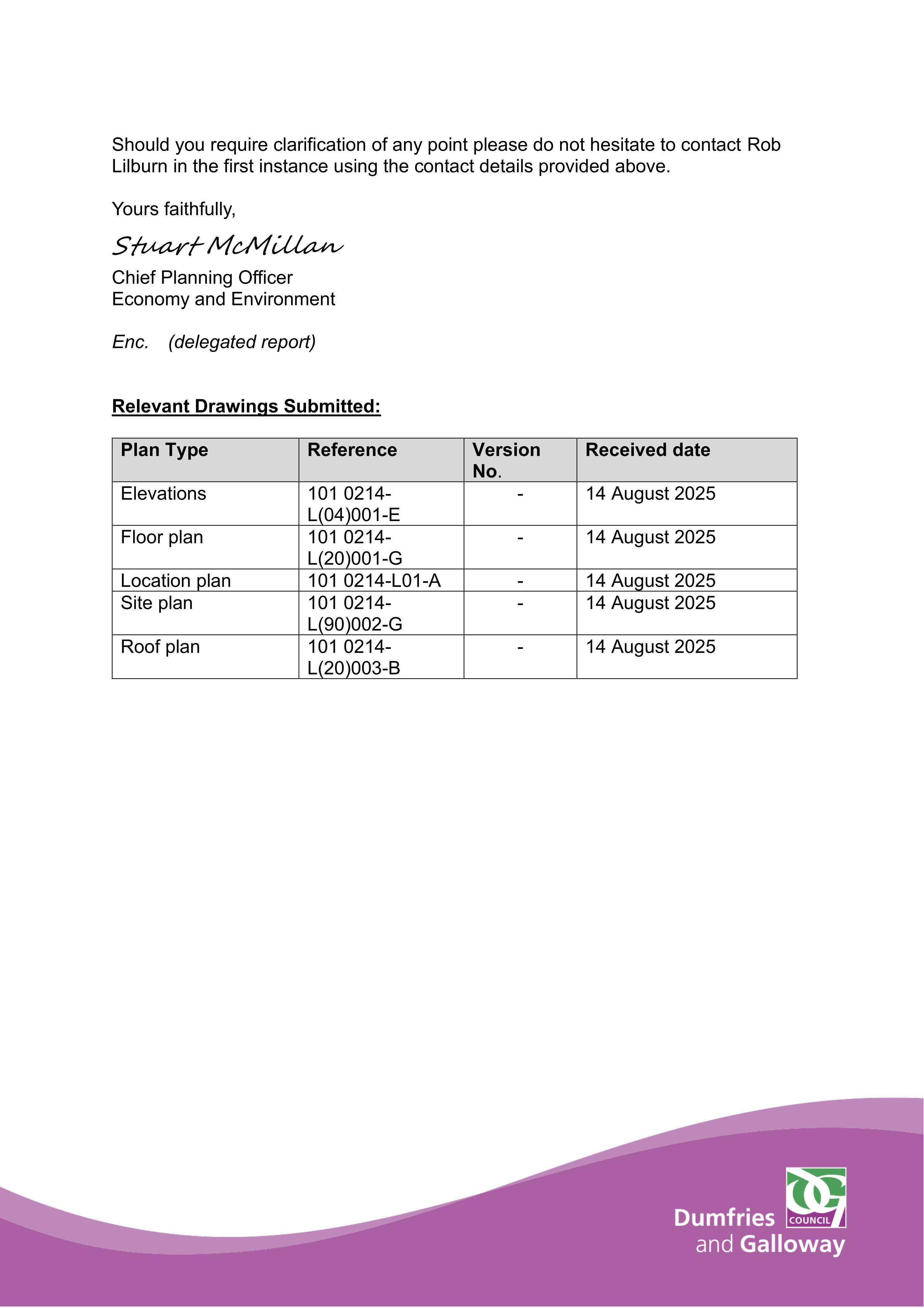 Planning document