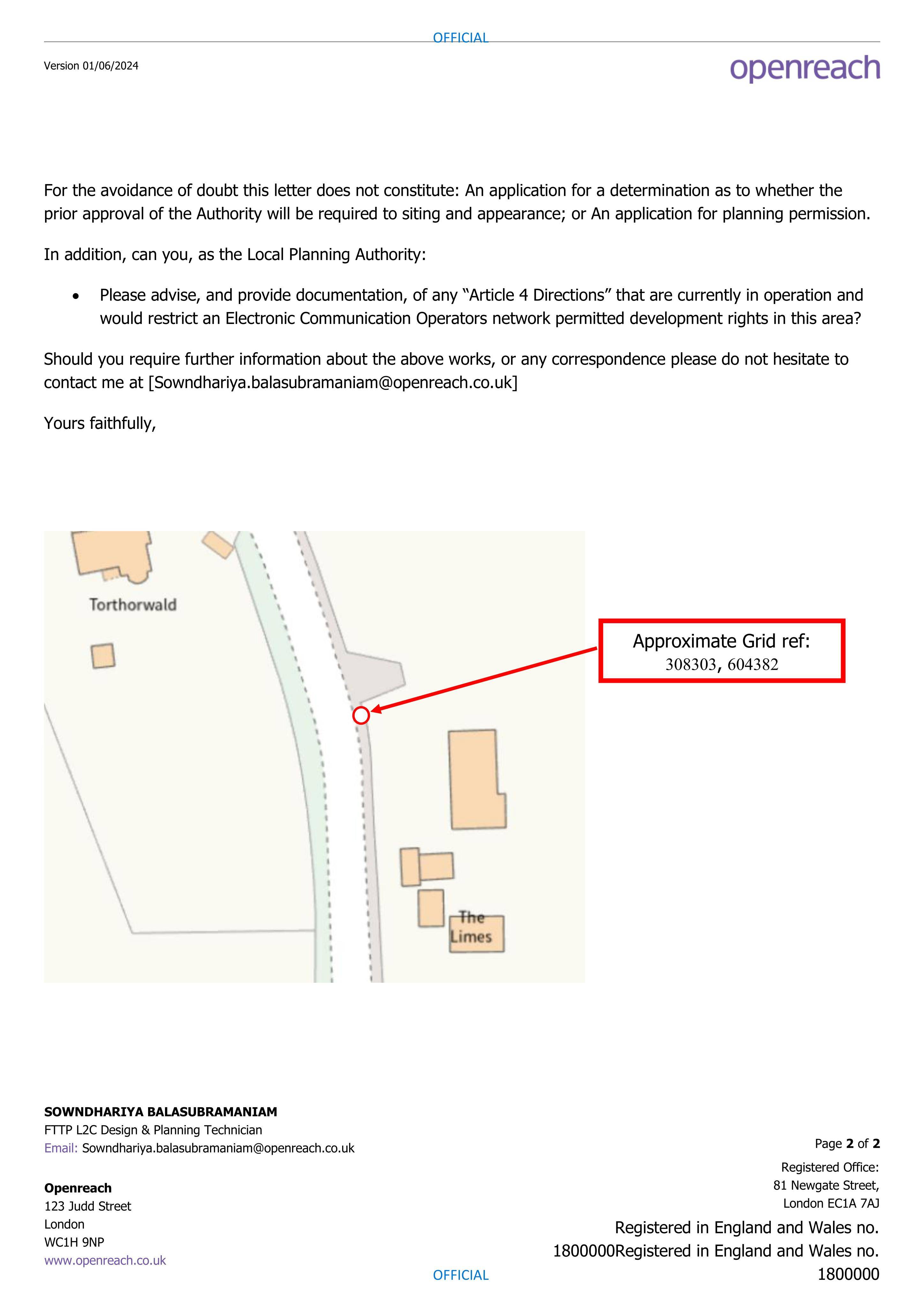 Planning document