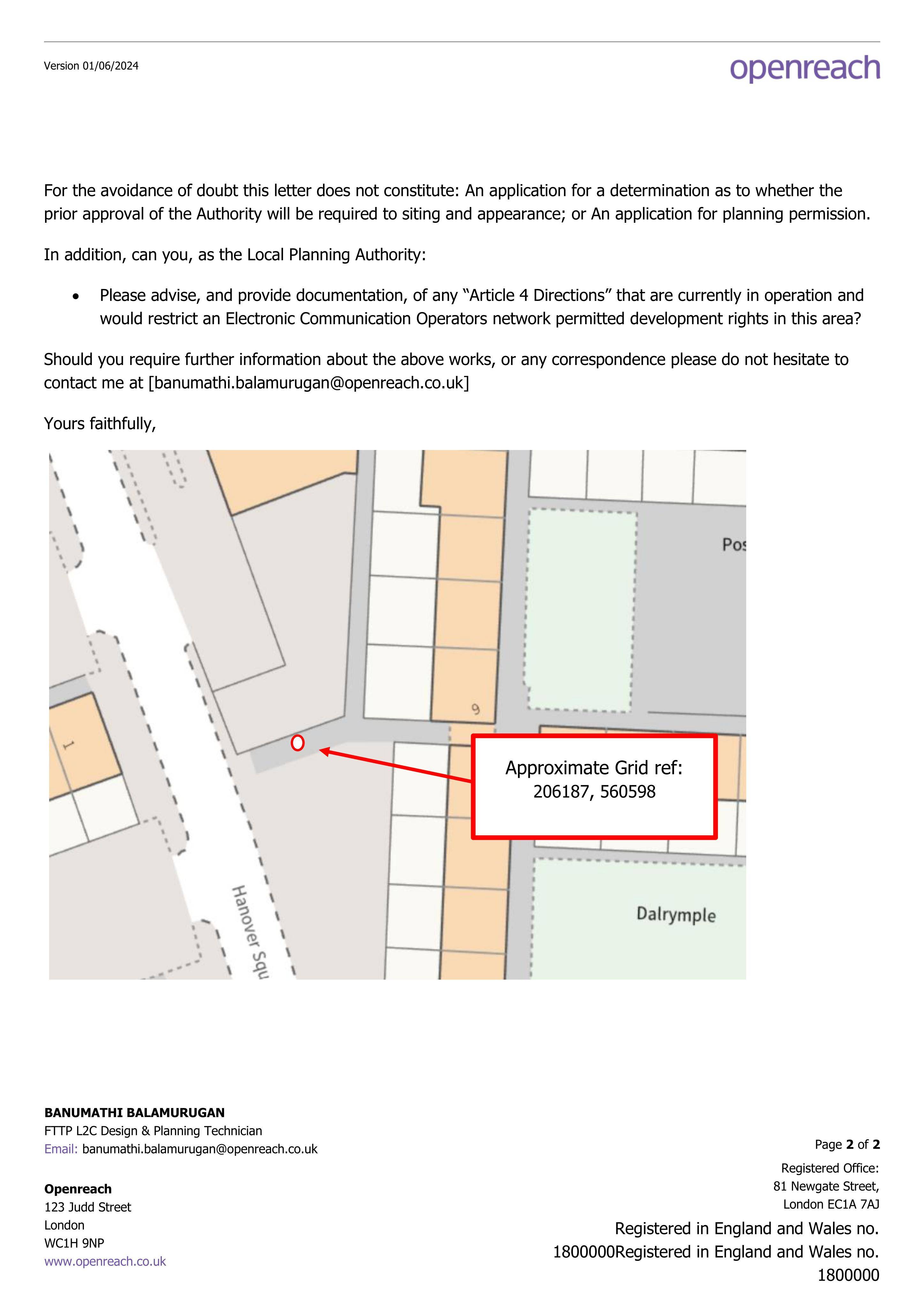 Planning document