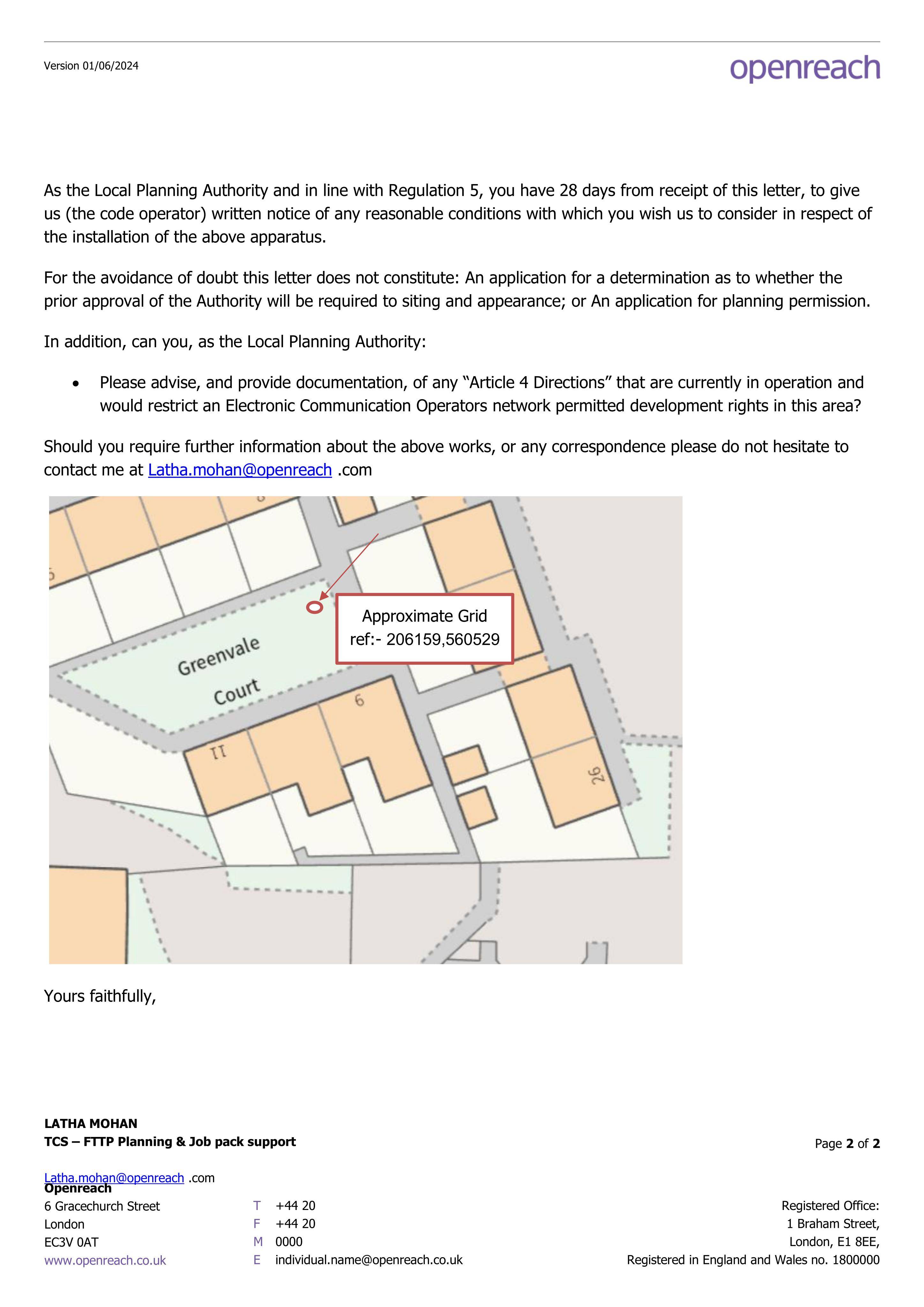 Planning document