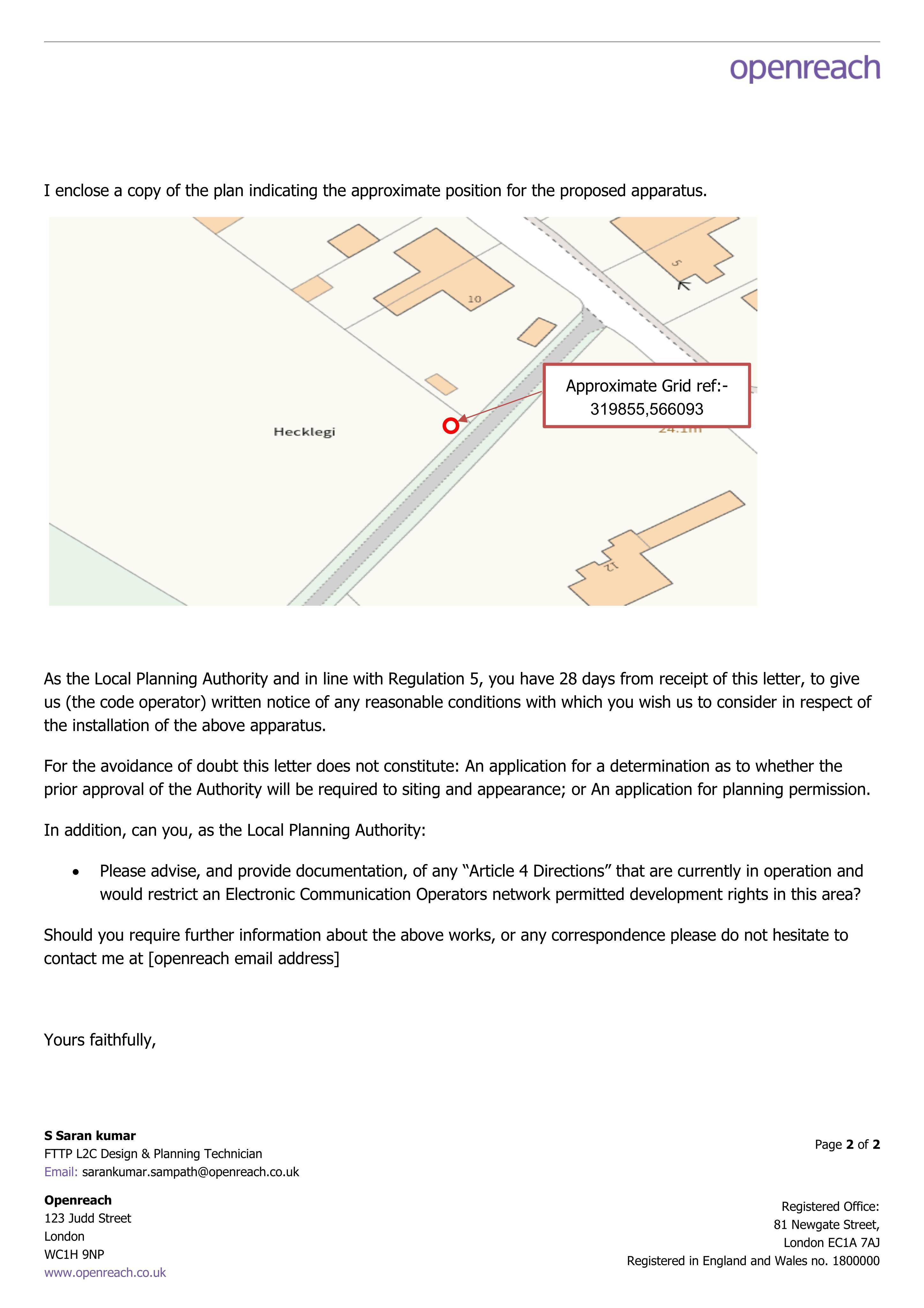 Planning document