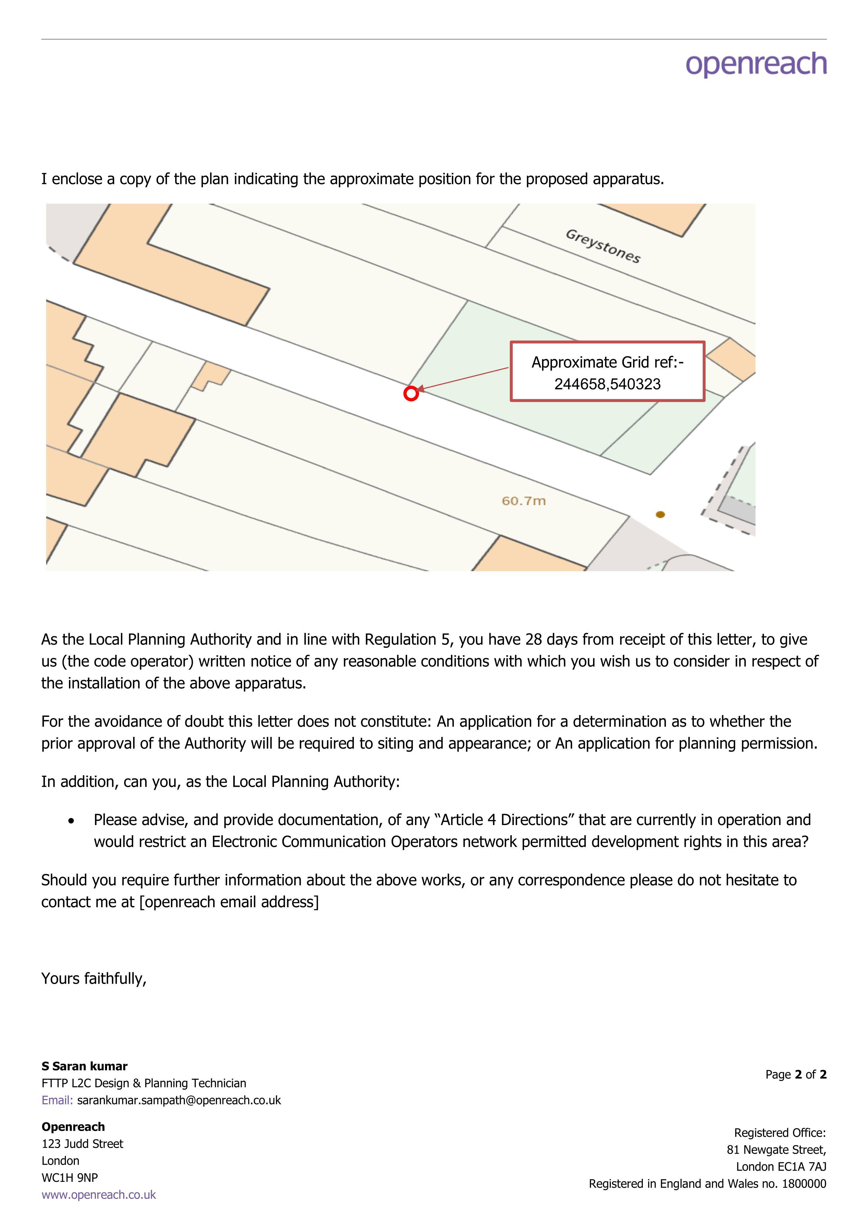 Planning document