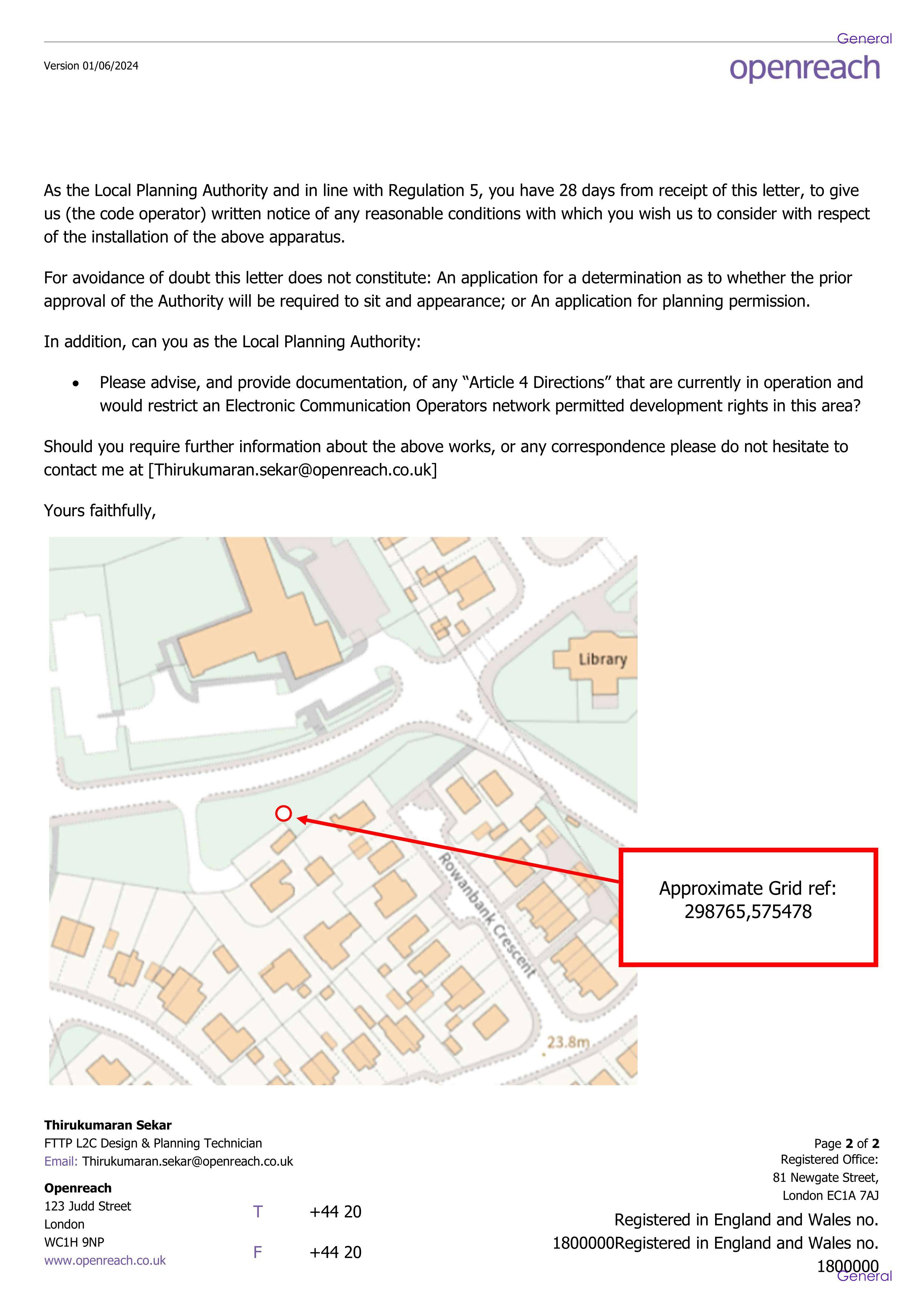 Planning document