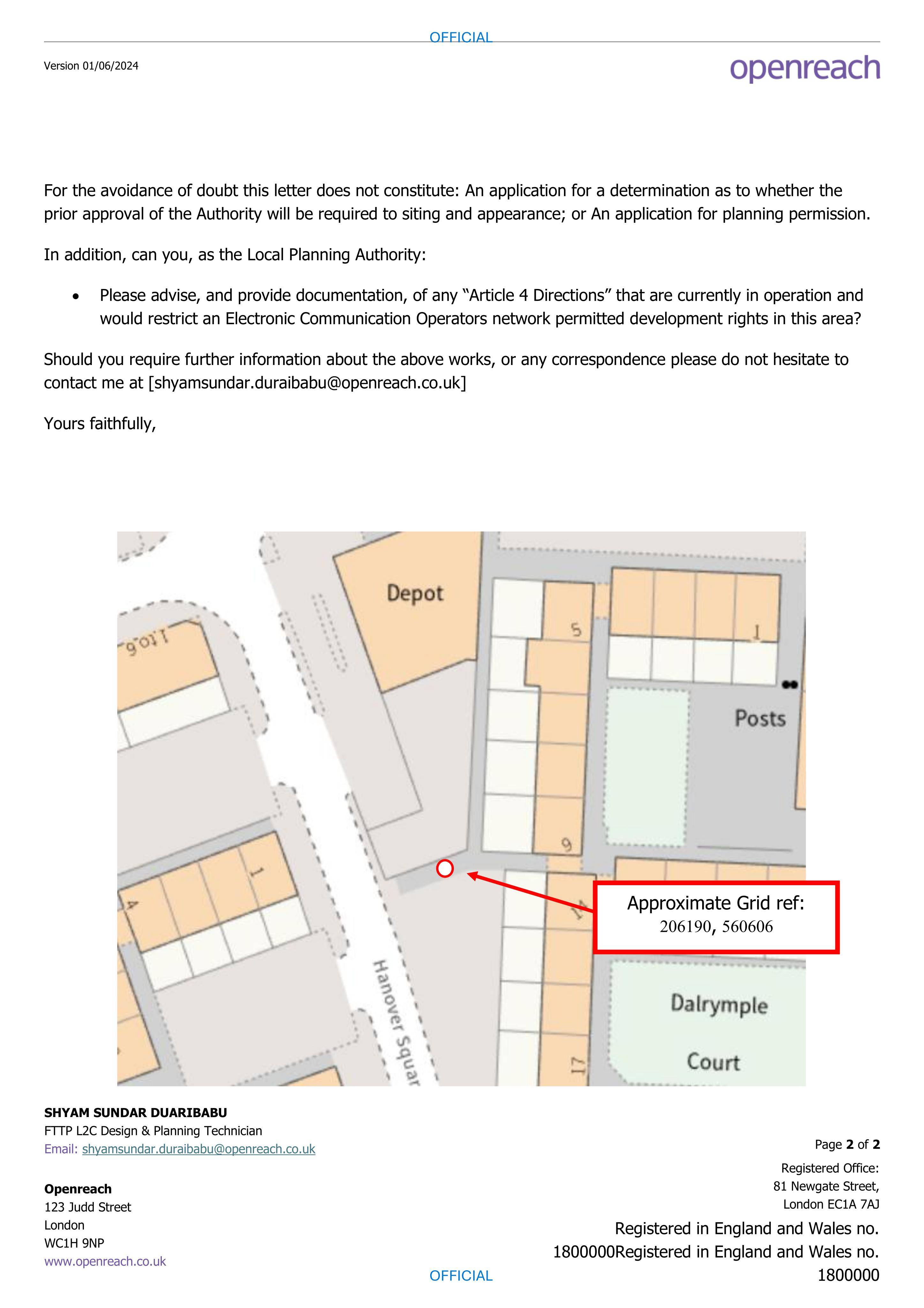 Planning document