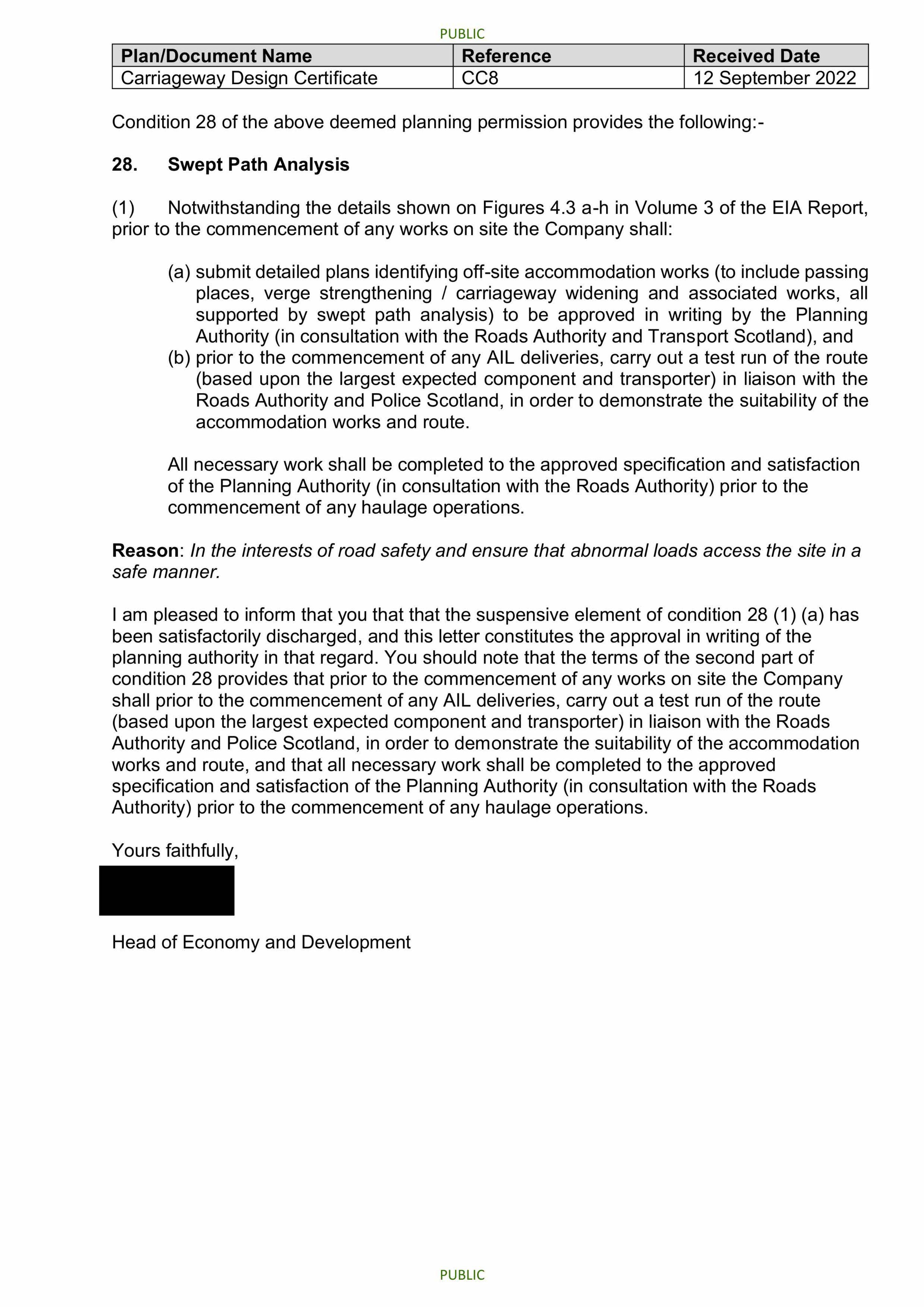 Planning document