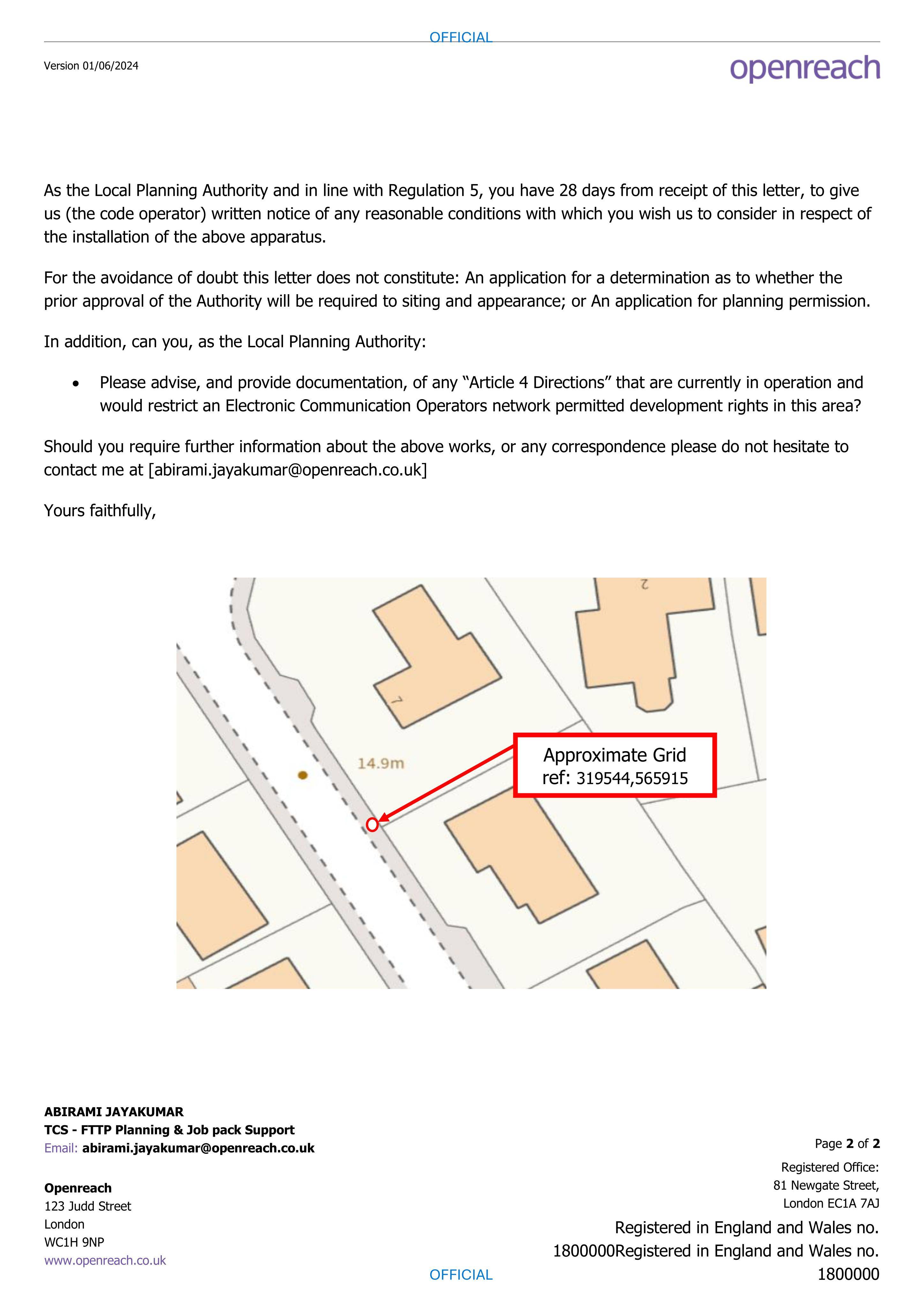 Planning document