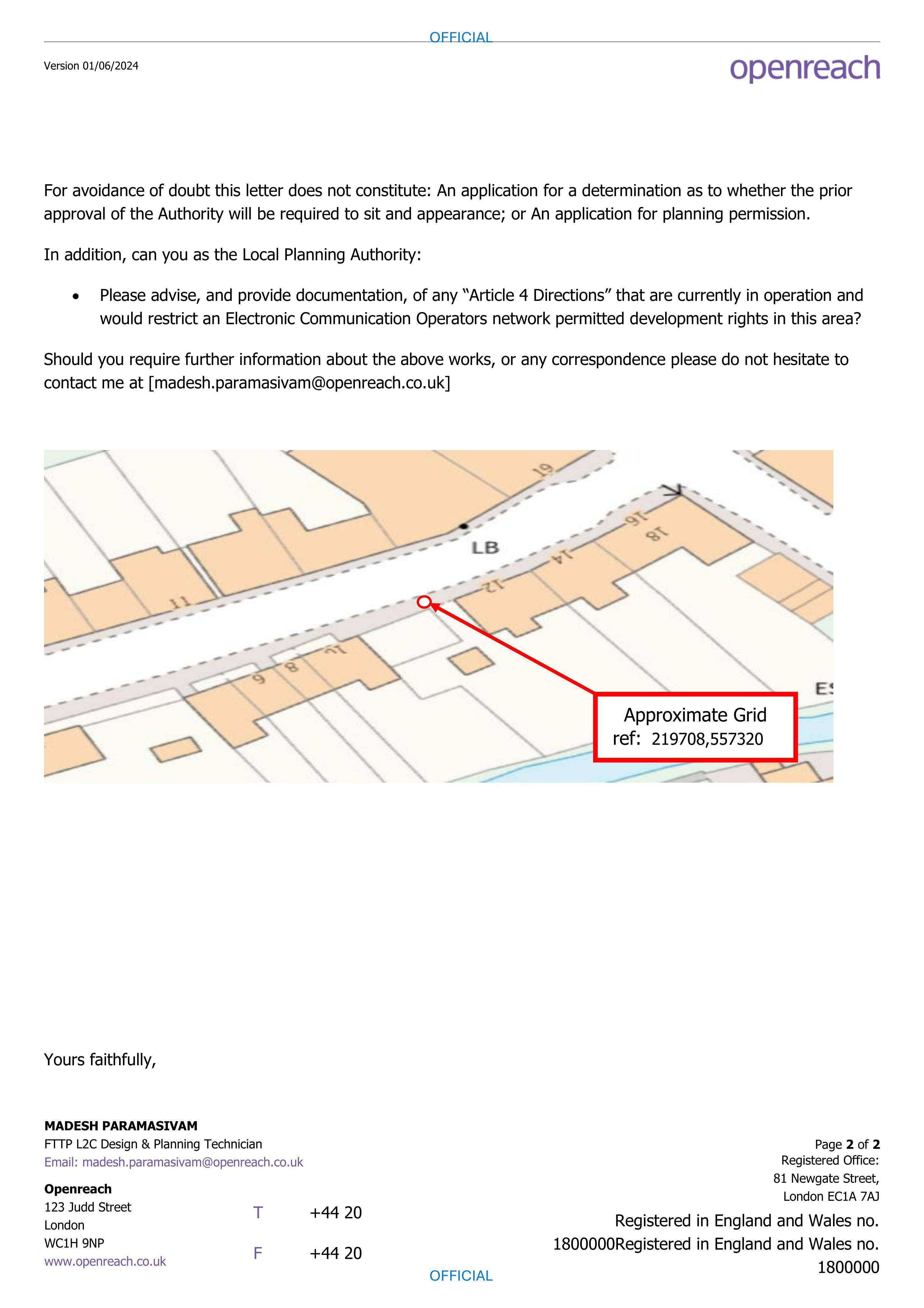 Planning document