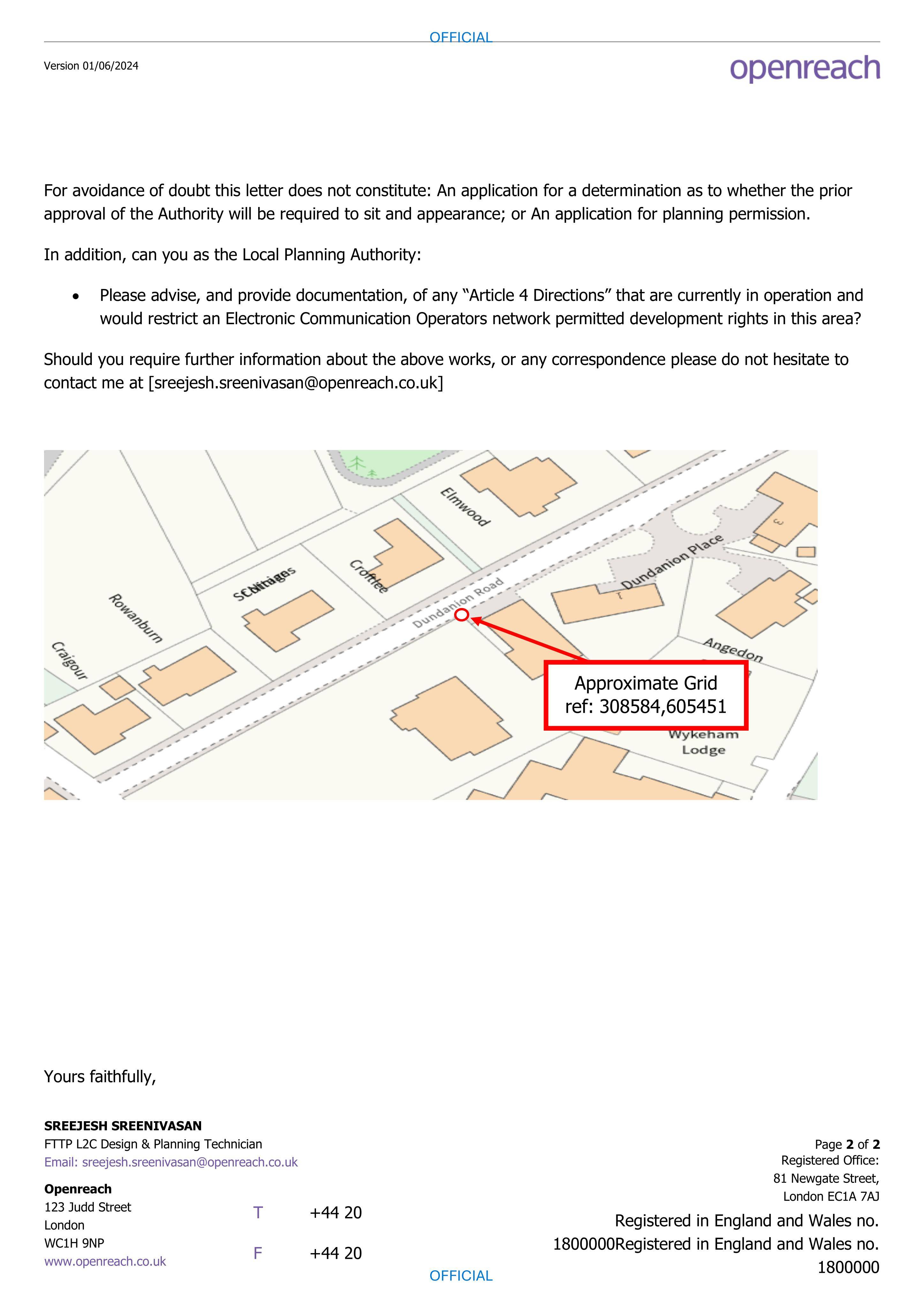 Planning document