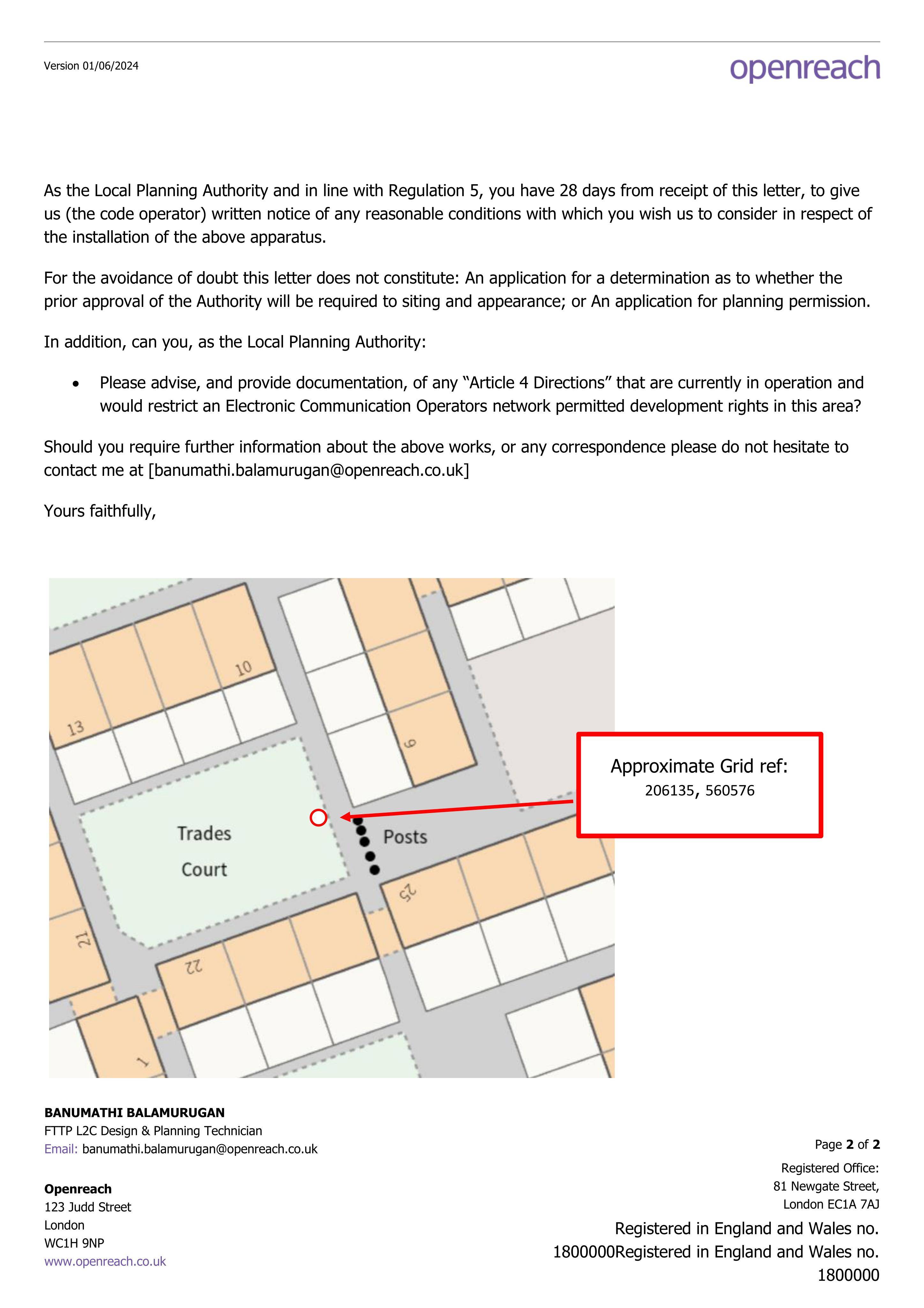 Planning document