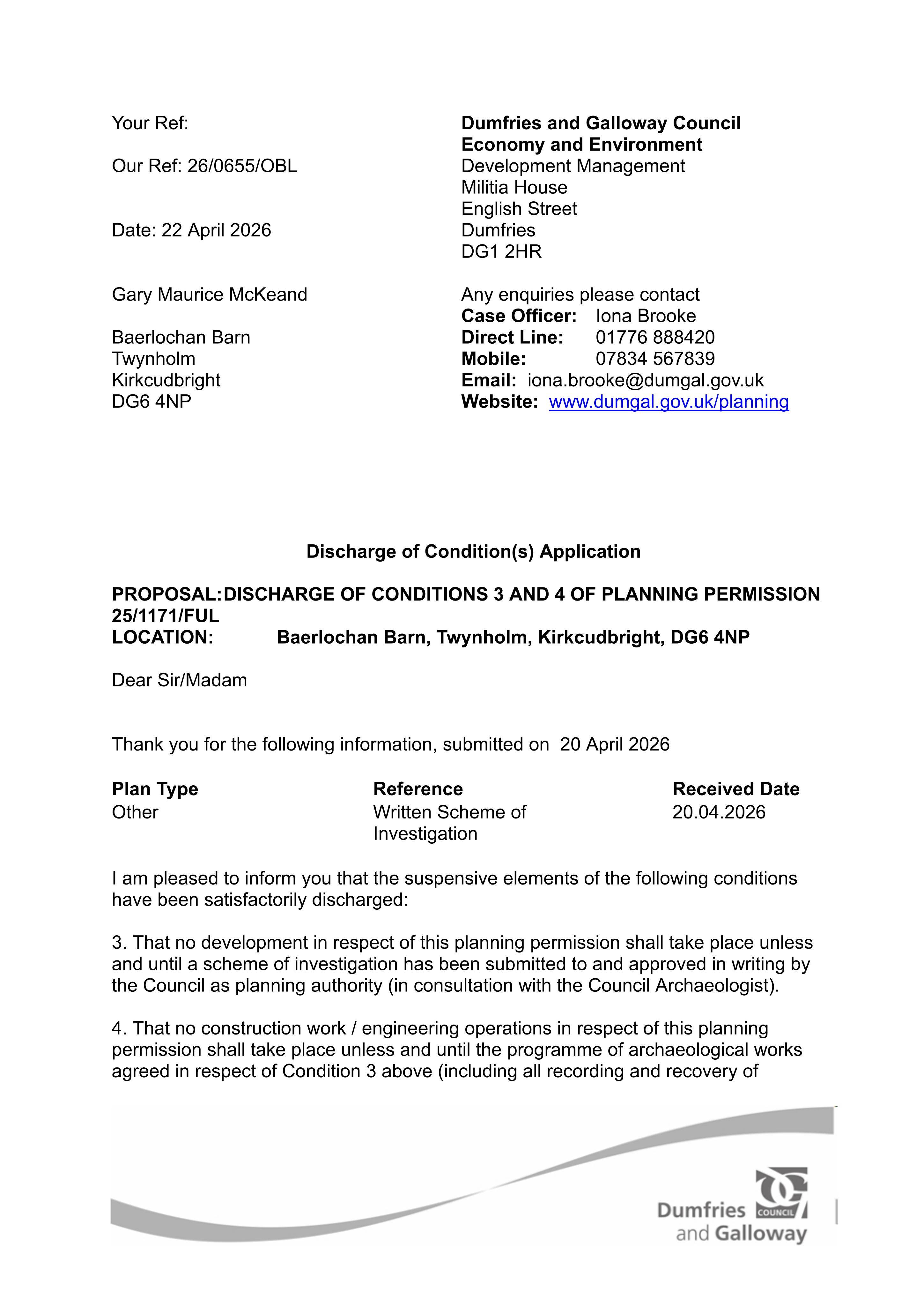 Planning document