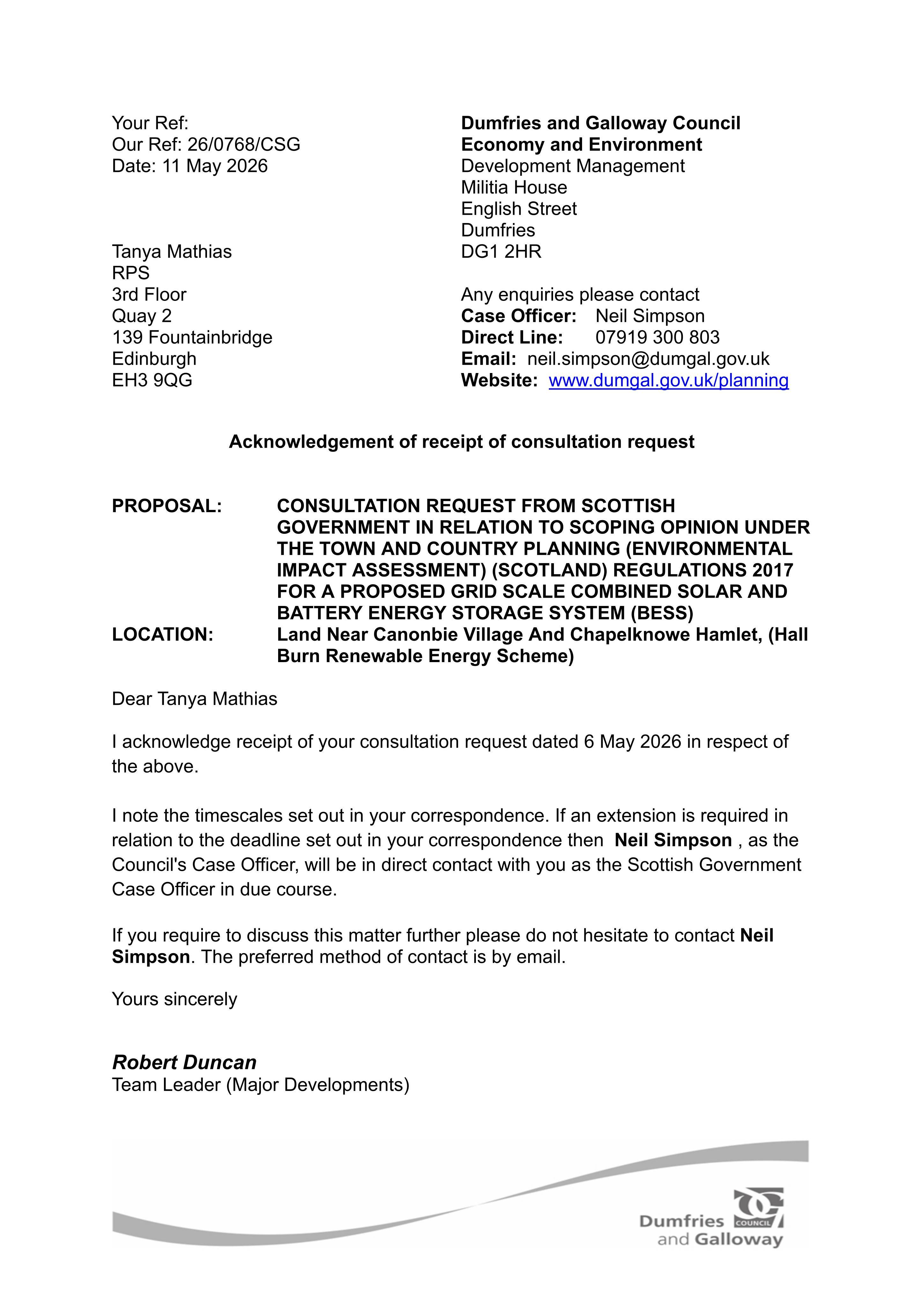 Planning document