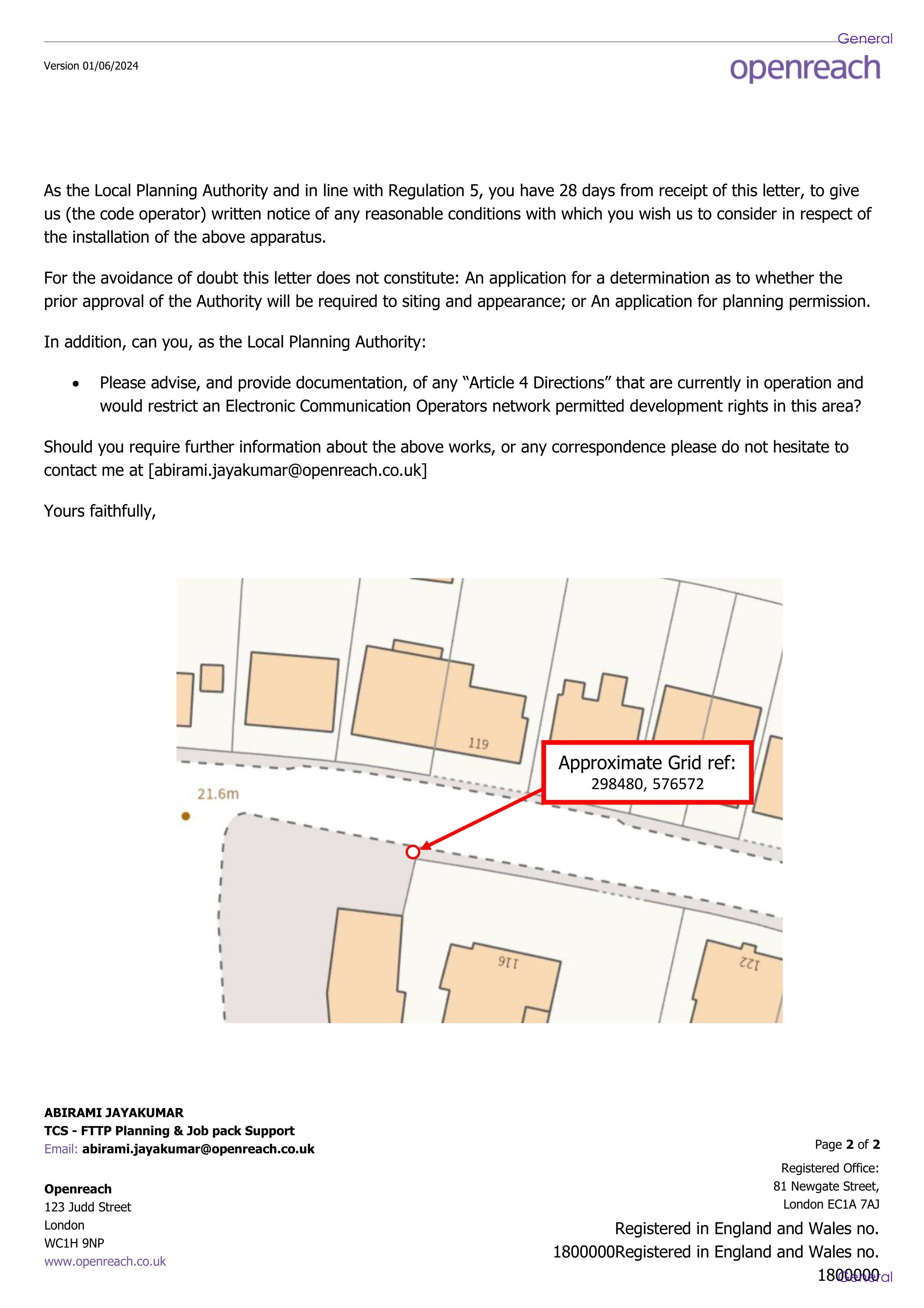 Planning document