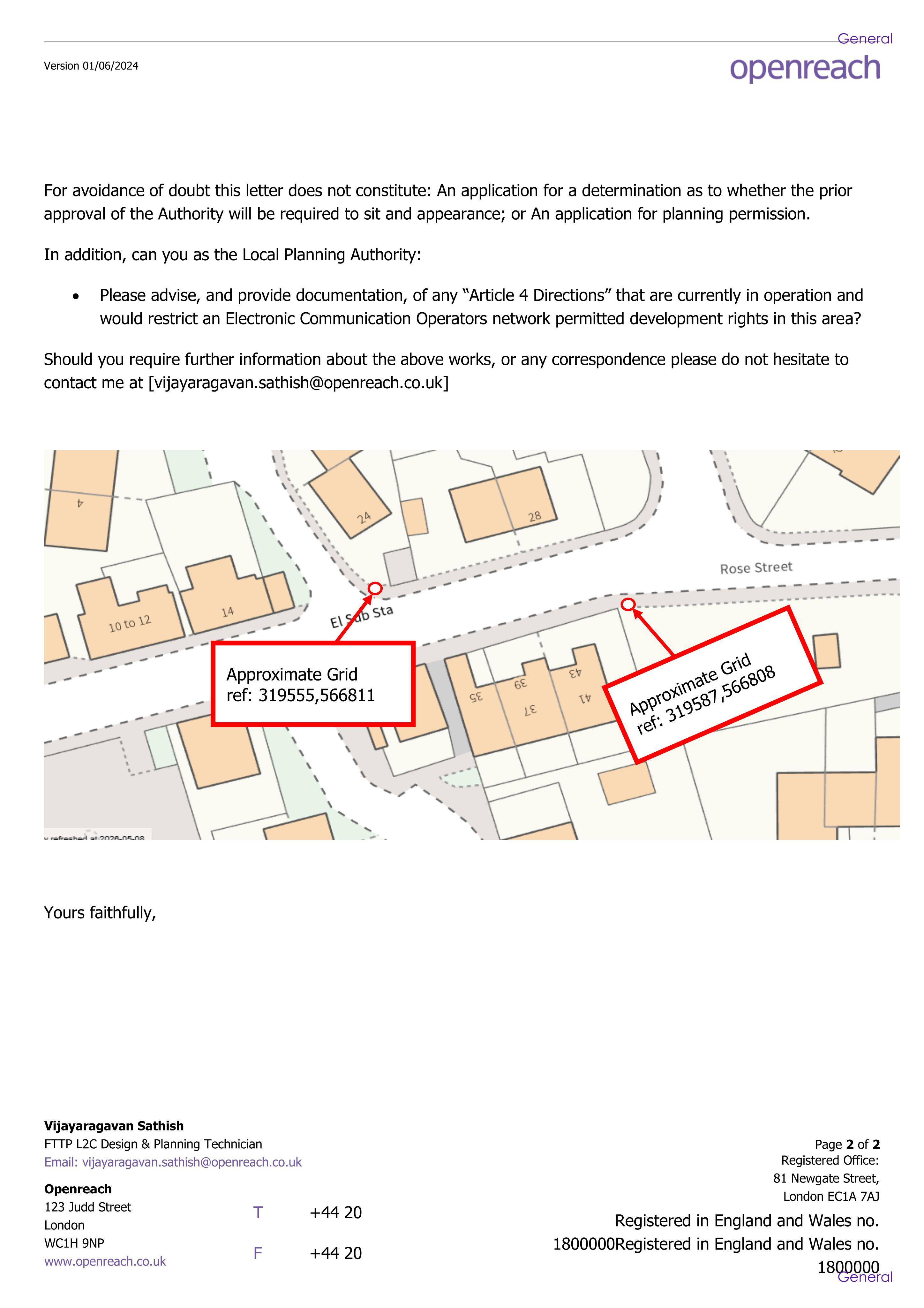 Planning document