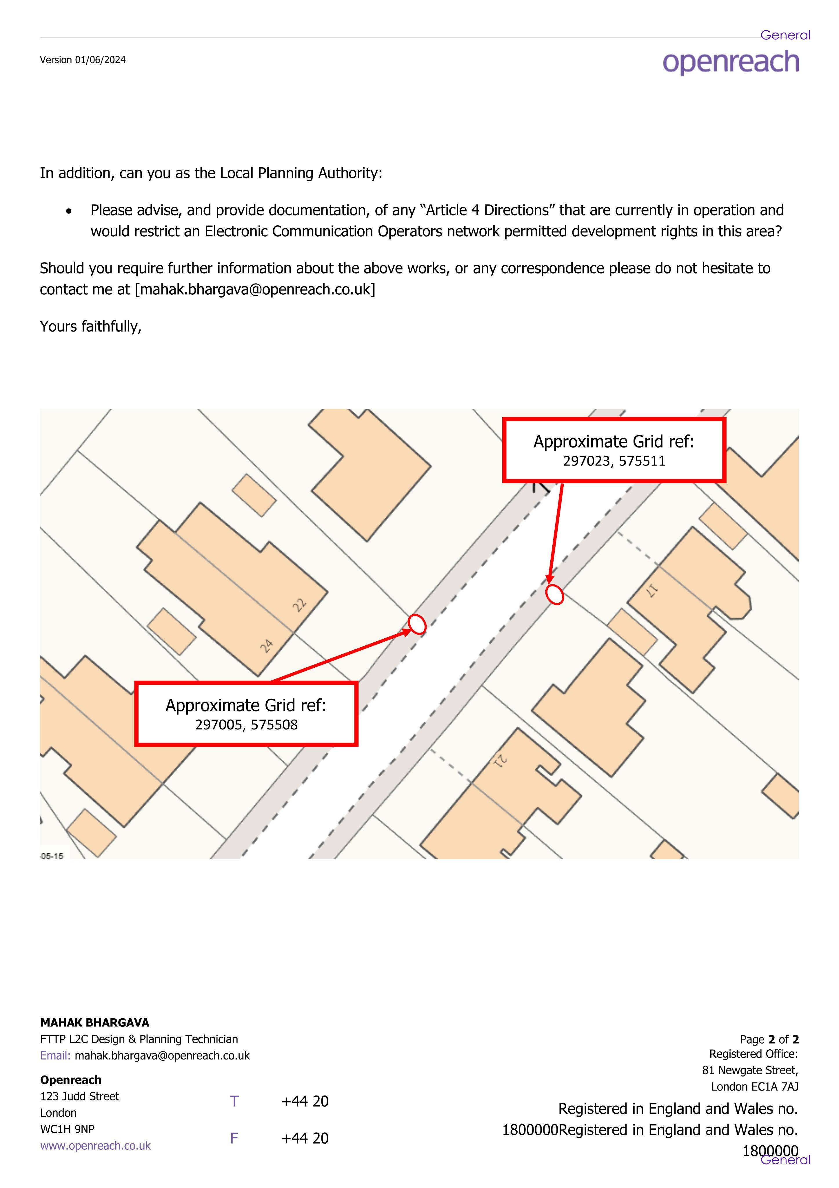 Planning document