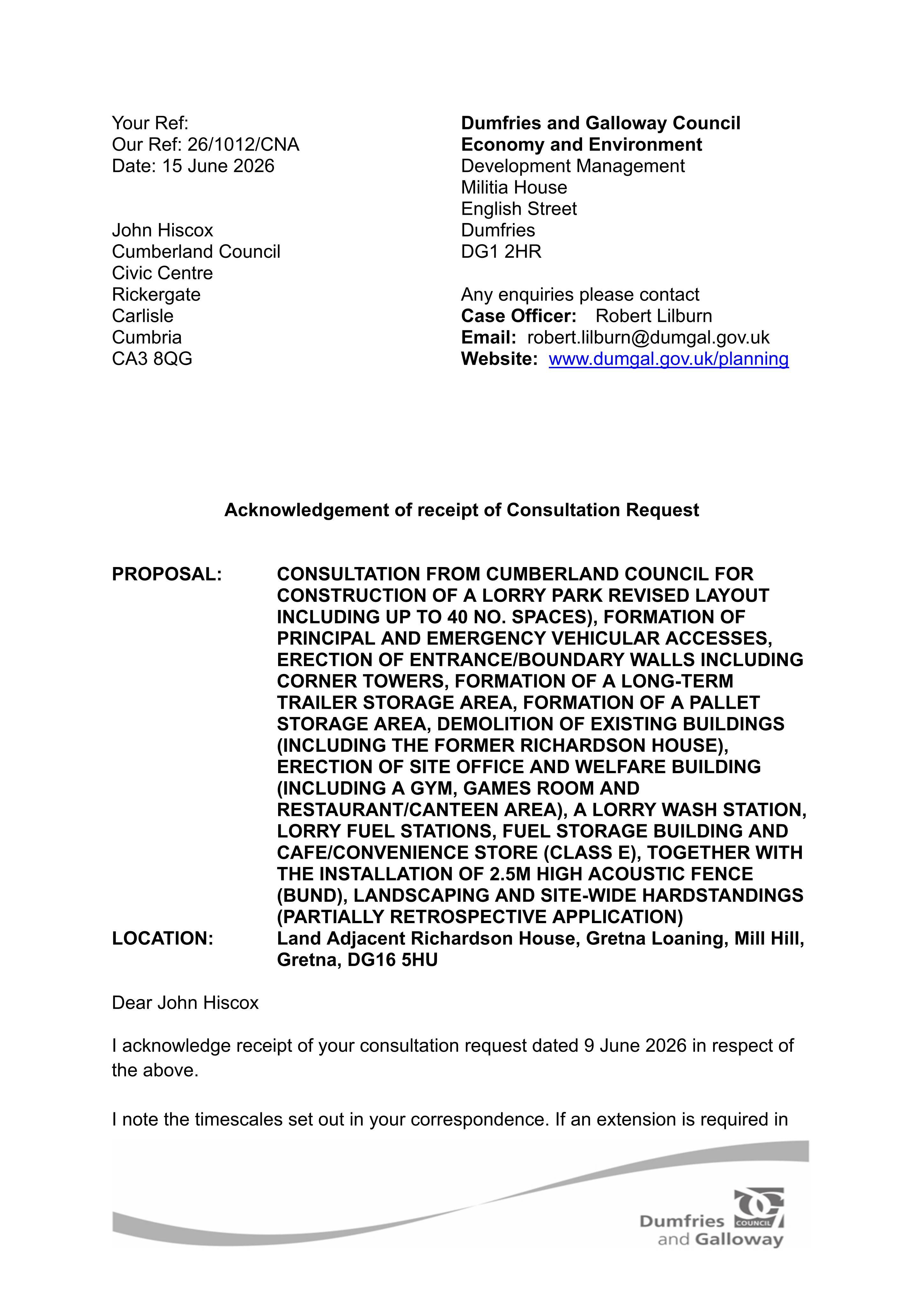 Planning document