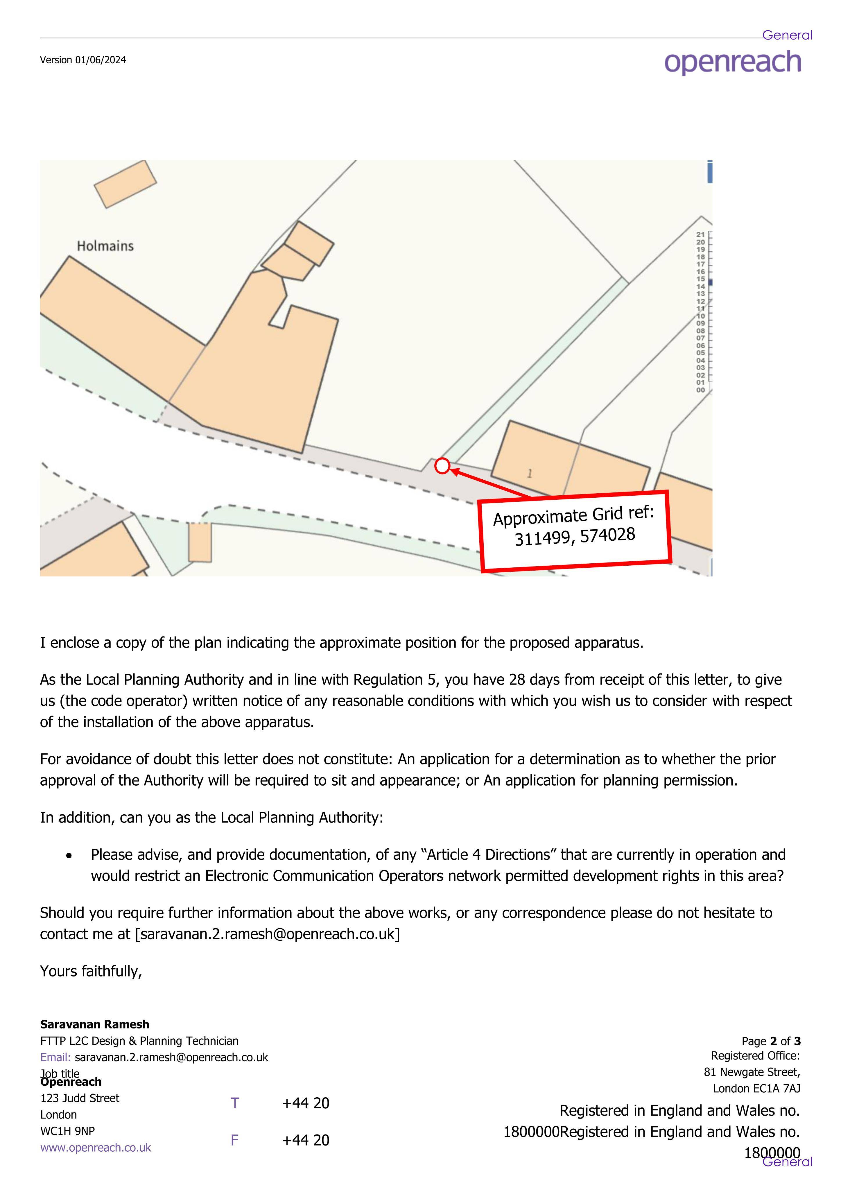 Planning document