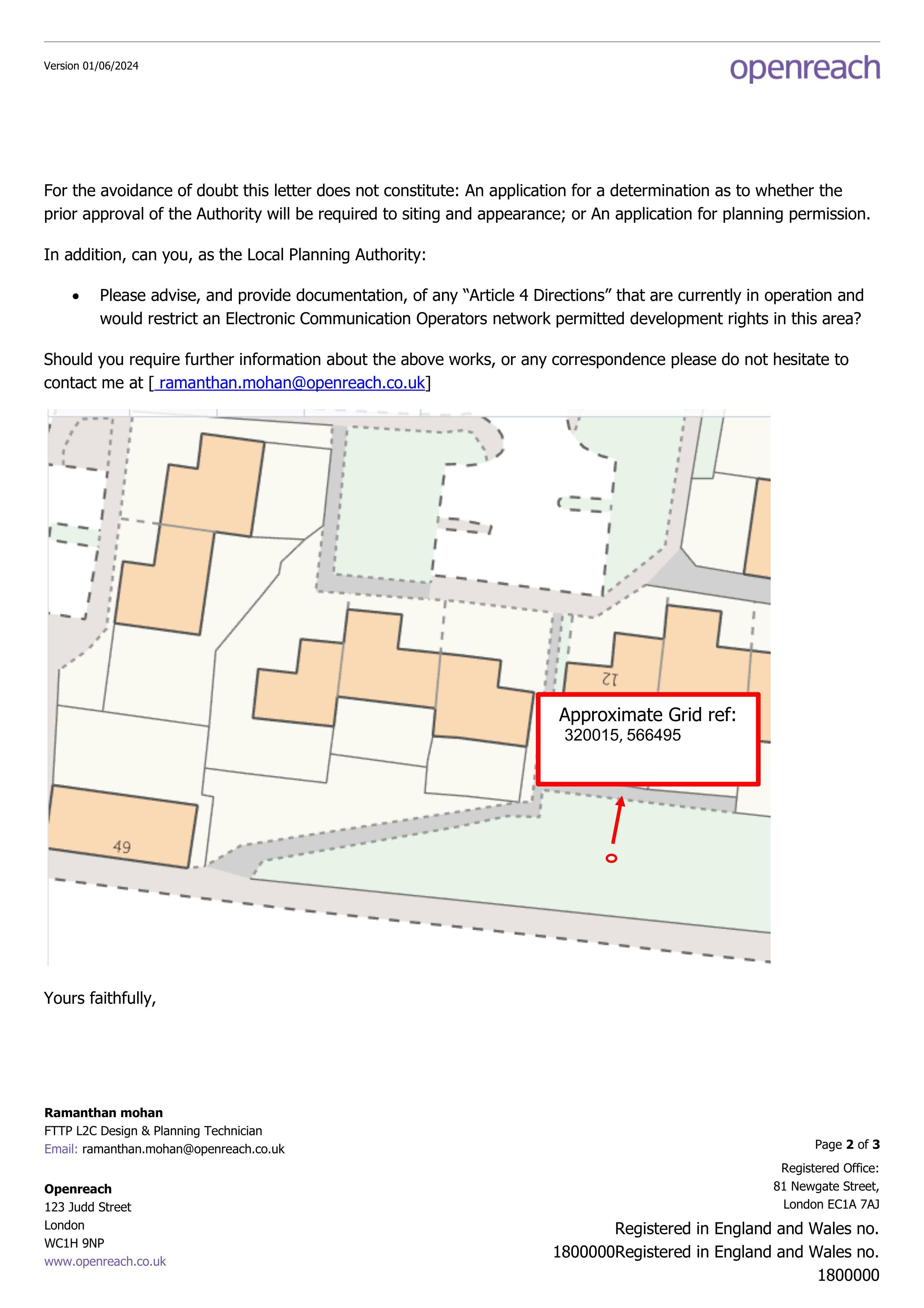 Planning document