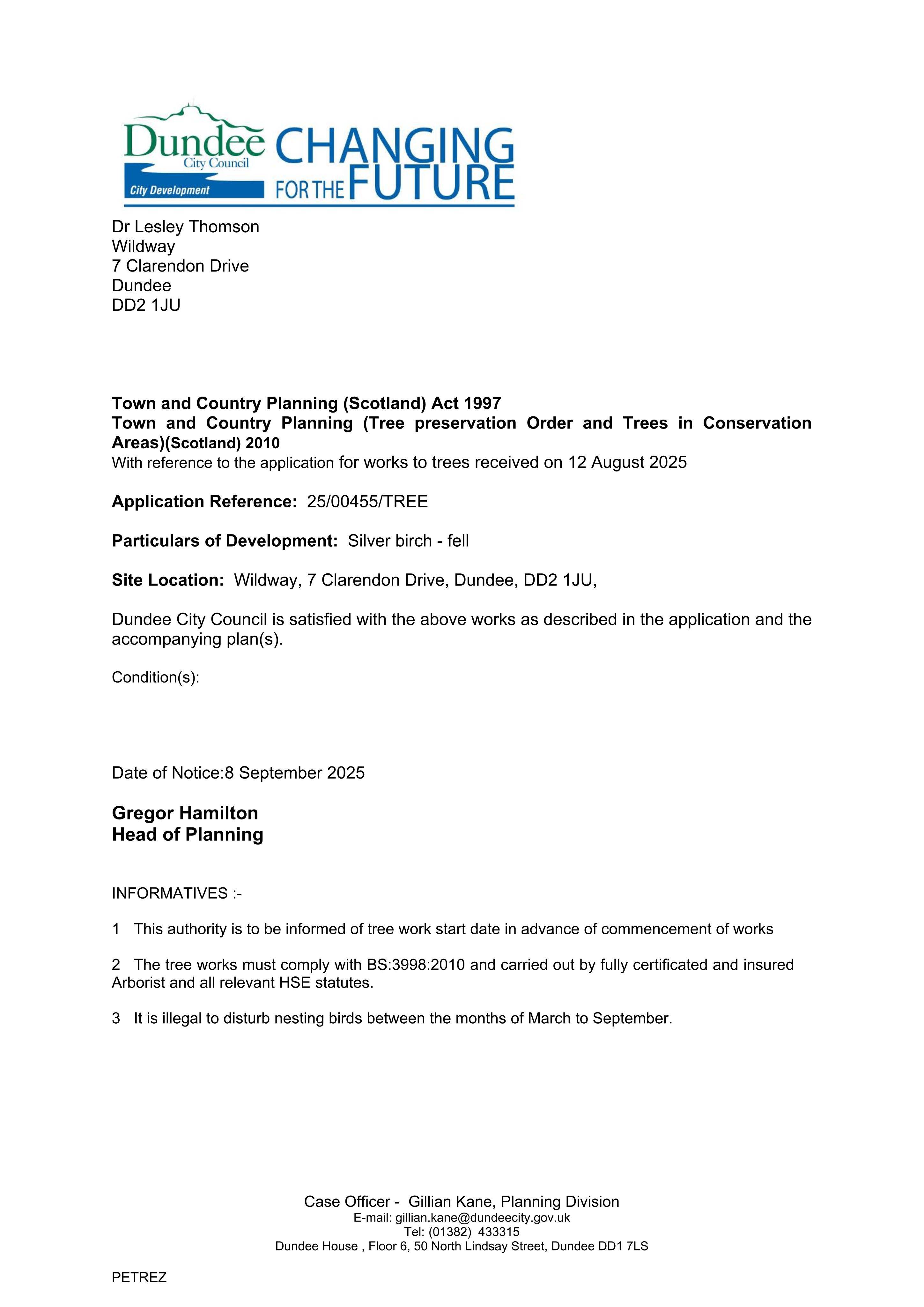 Planning document