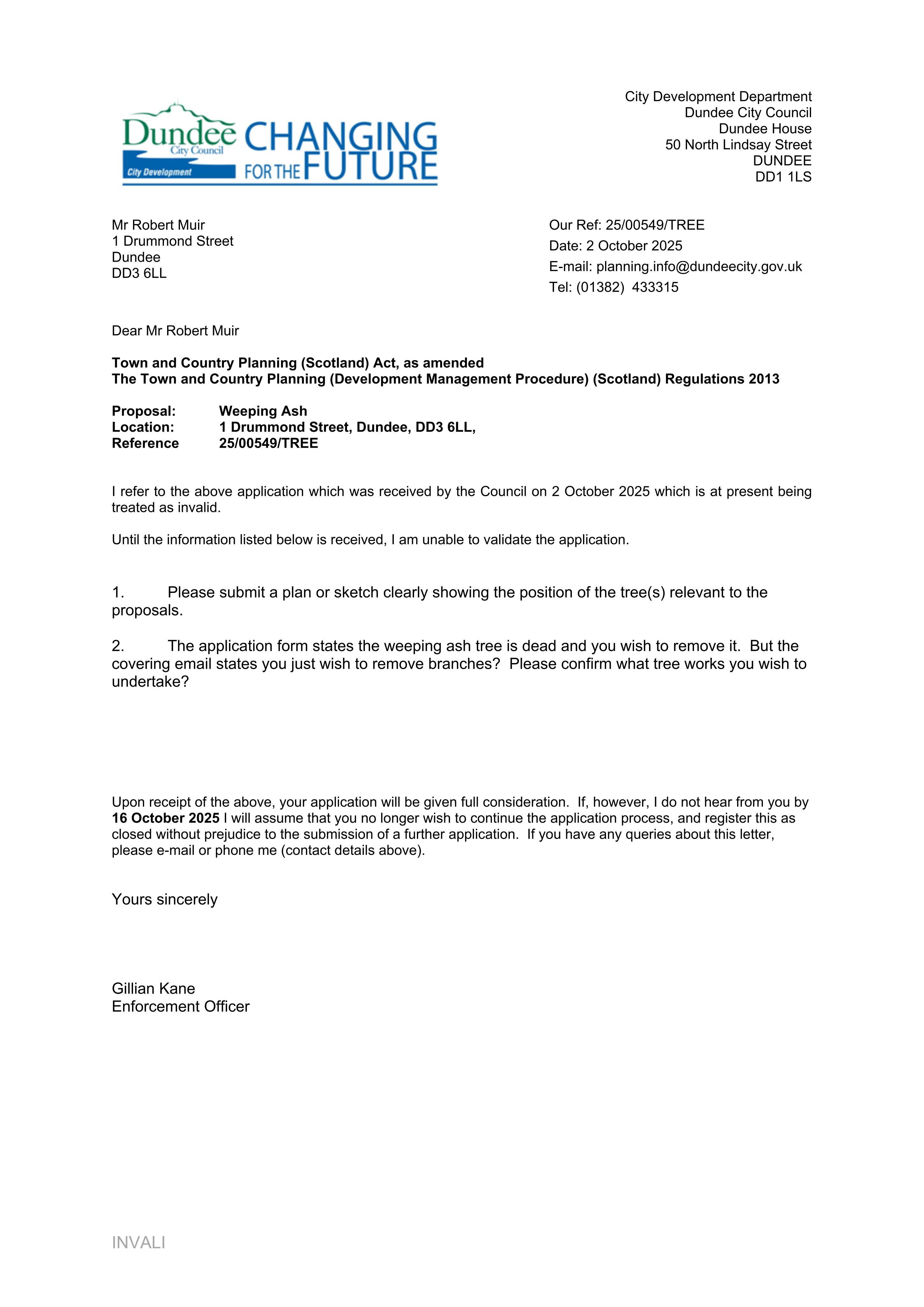 Planning document
