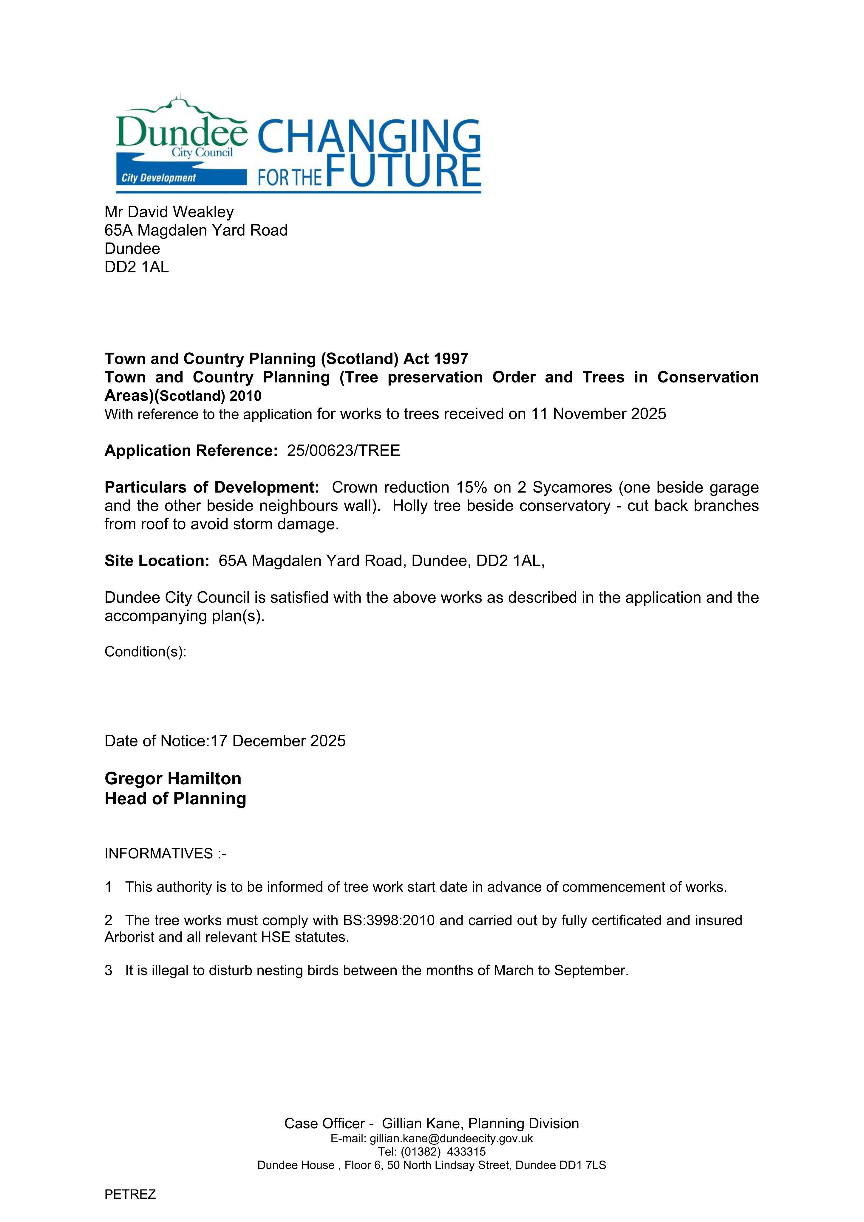 Planning document
