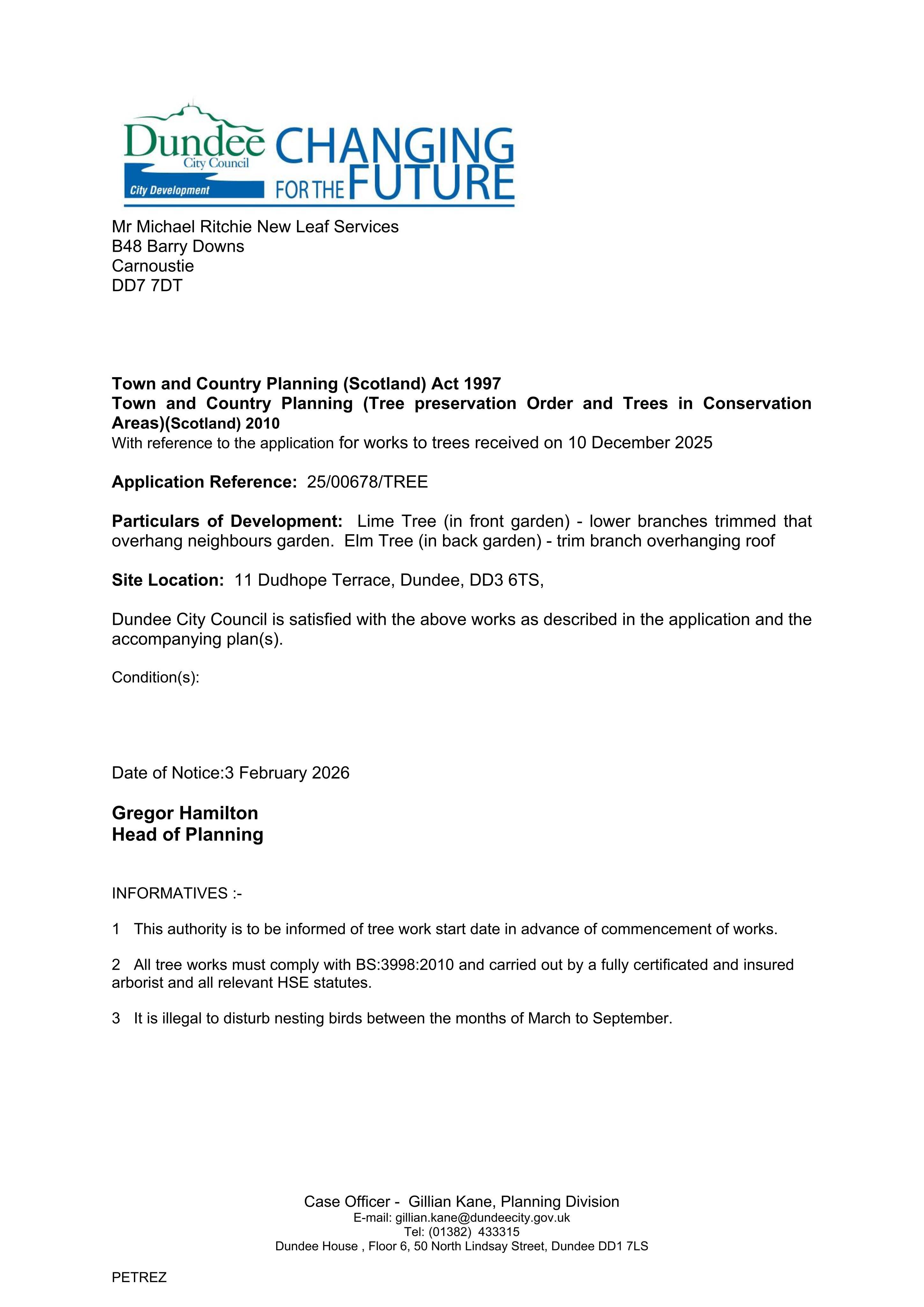 Planning document
