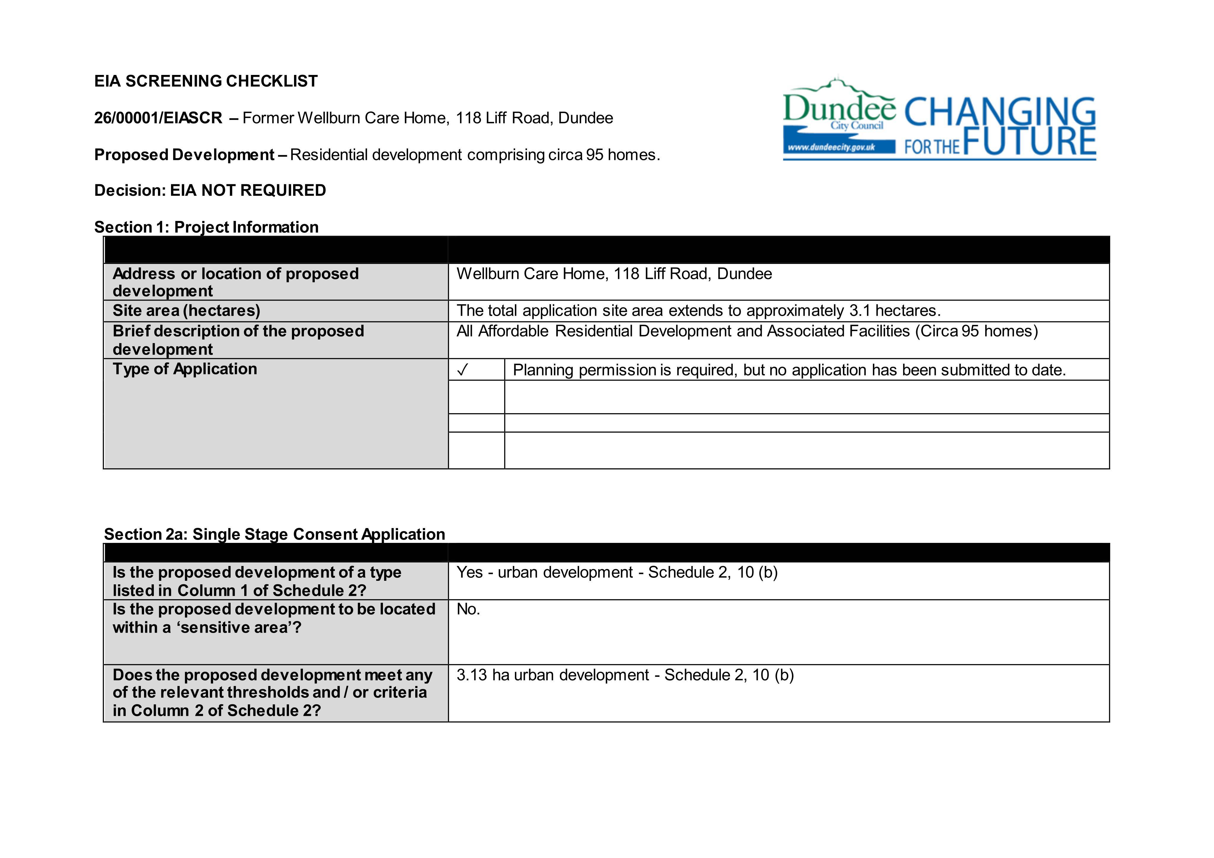 Planning document
