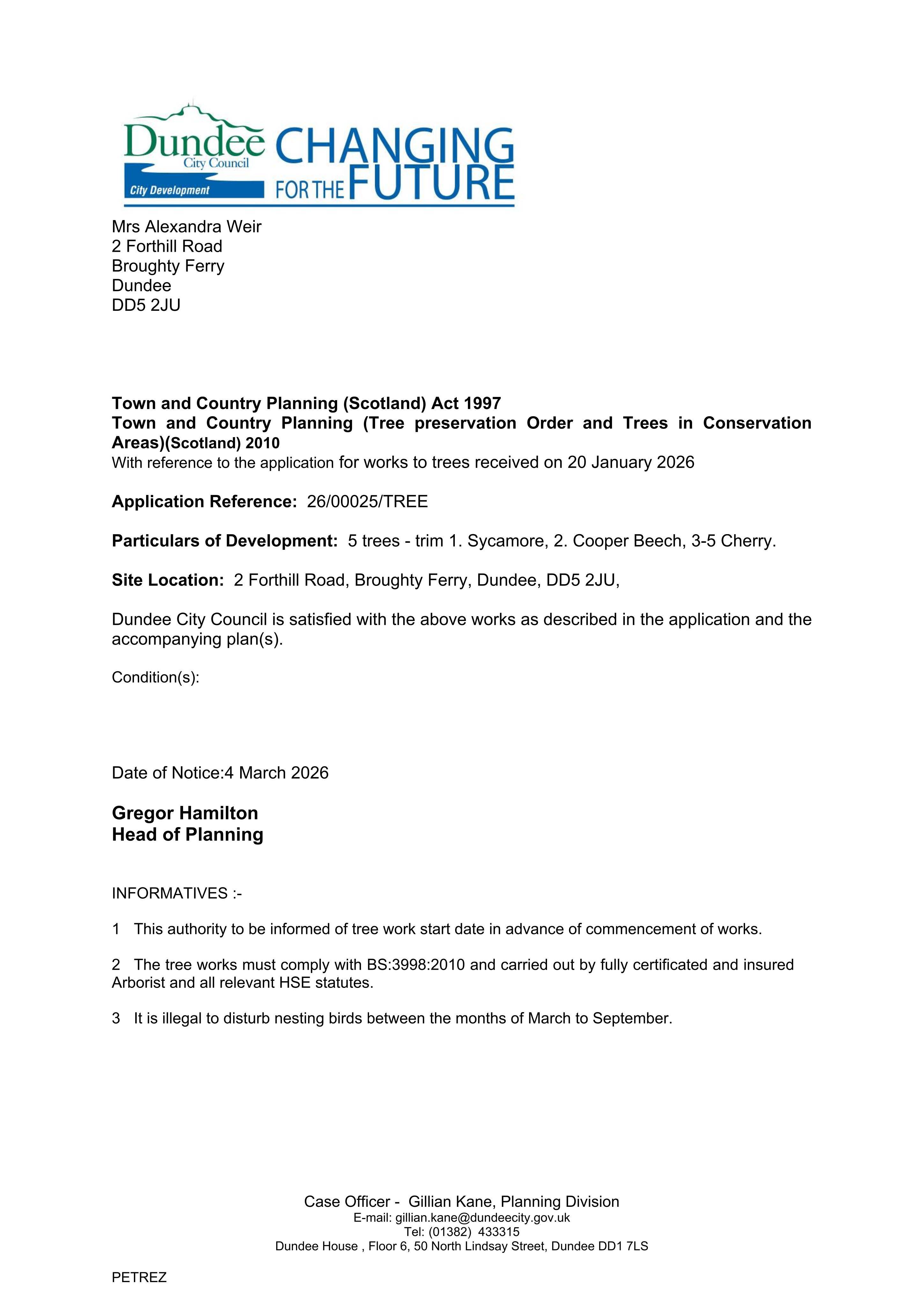 Planning document