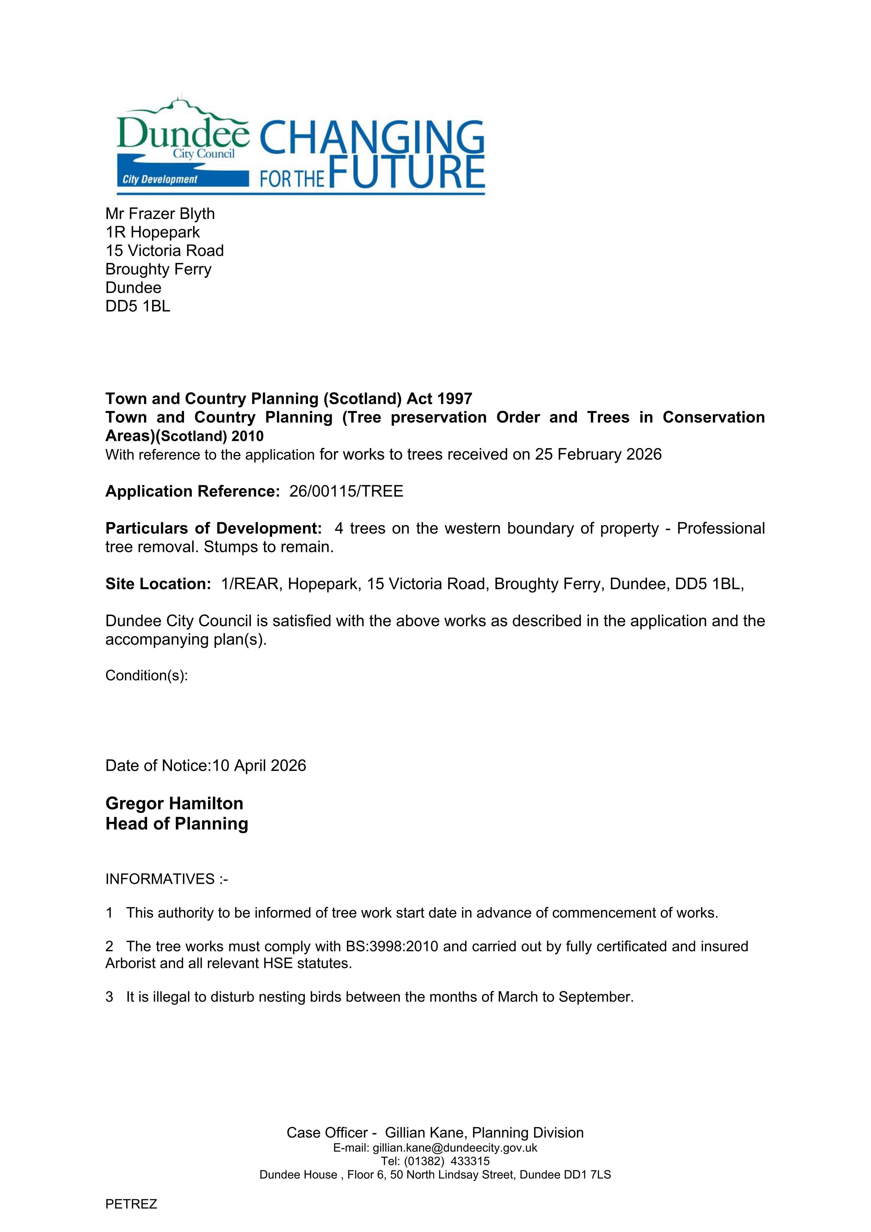 Planning document