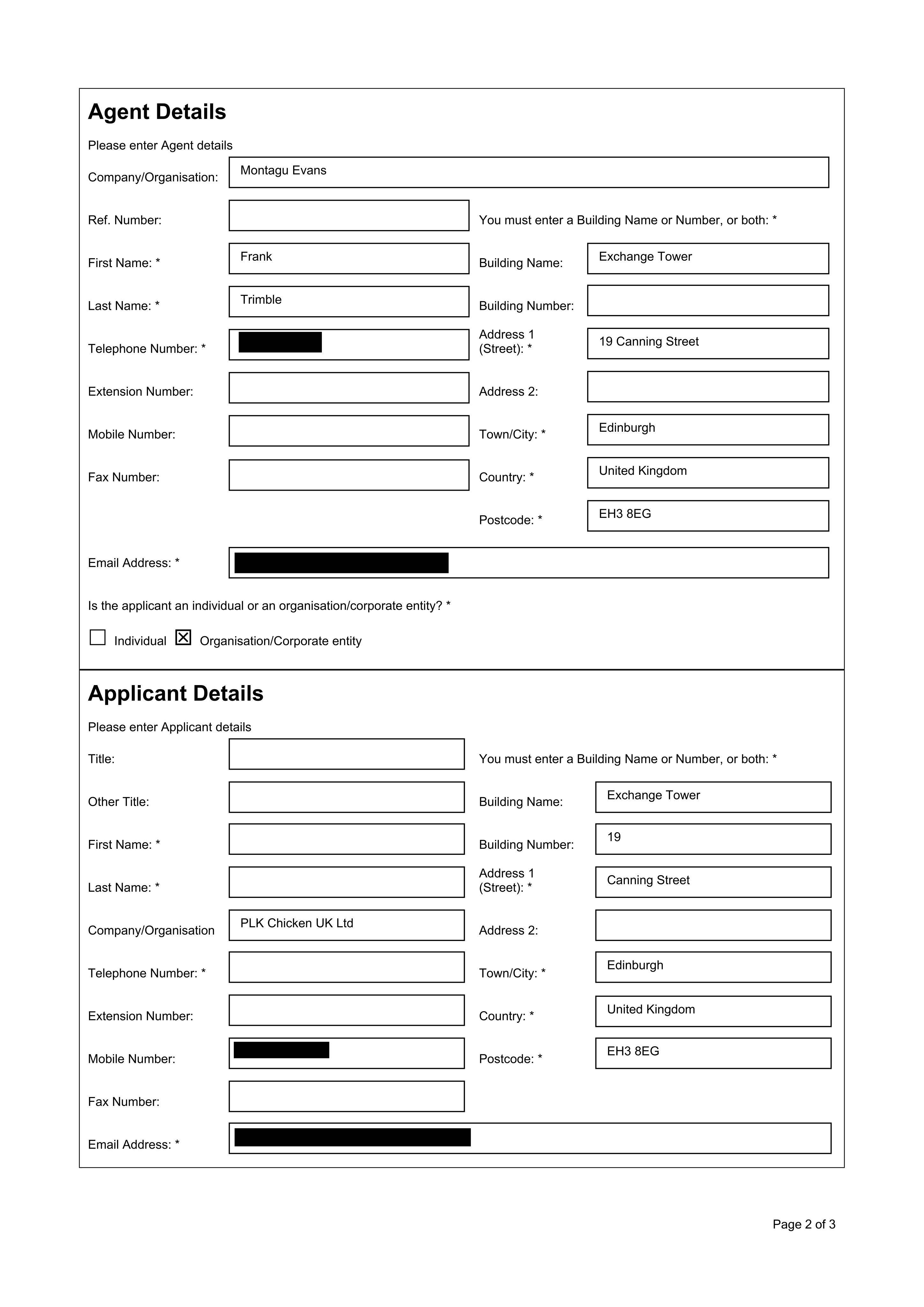Planning document