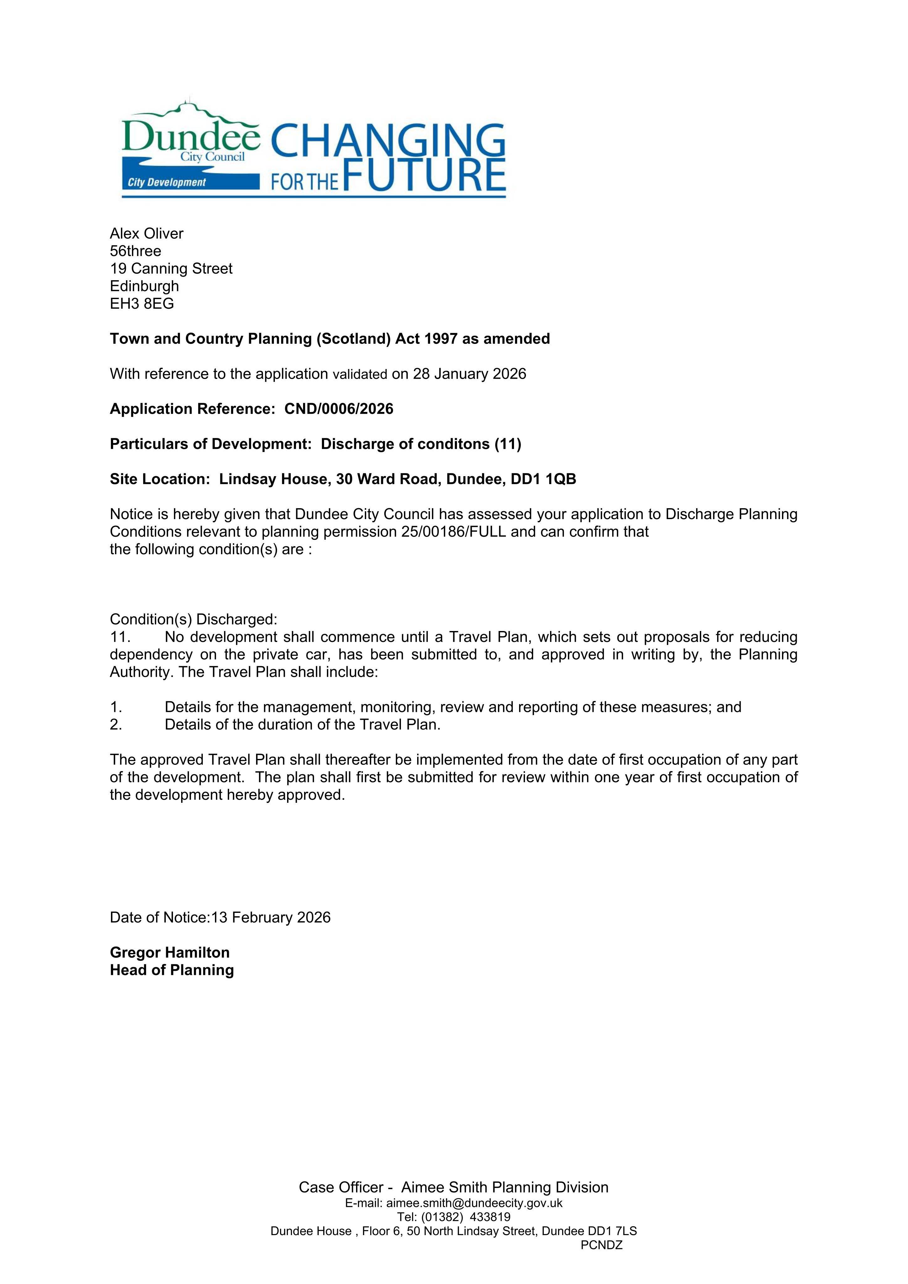 Planning document
