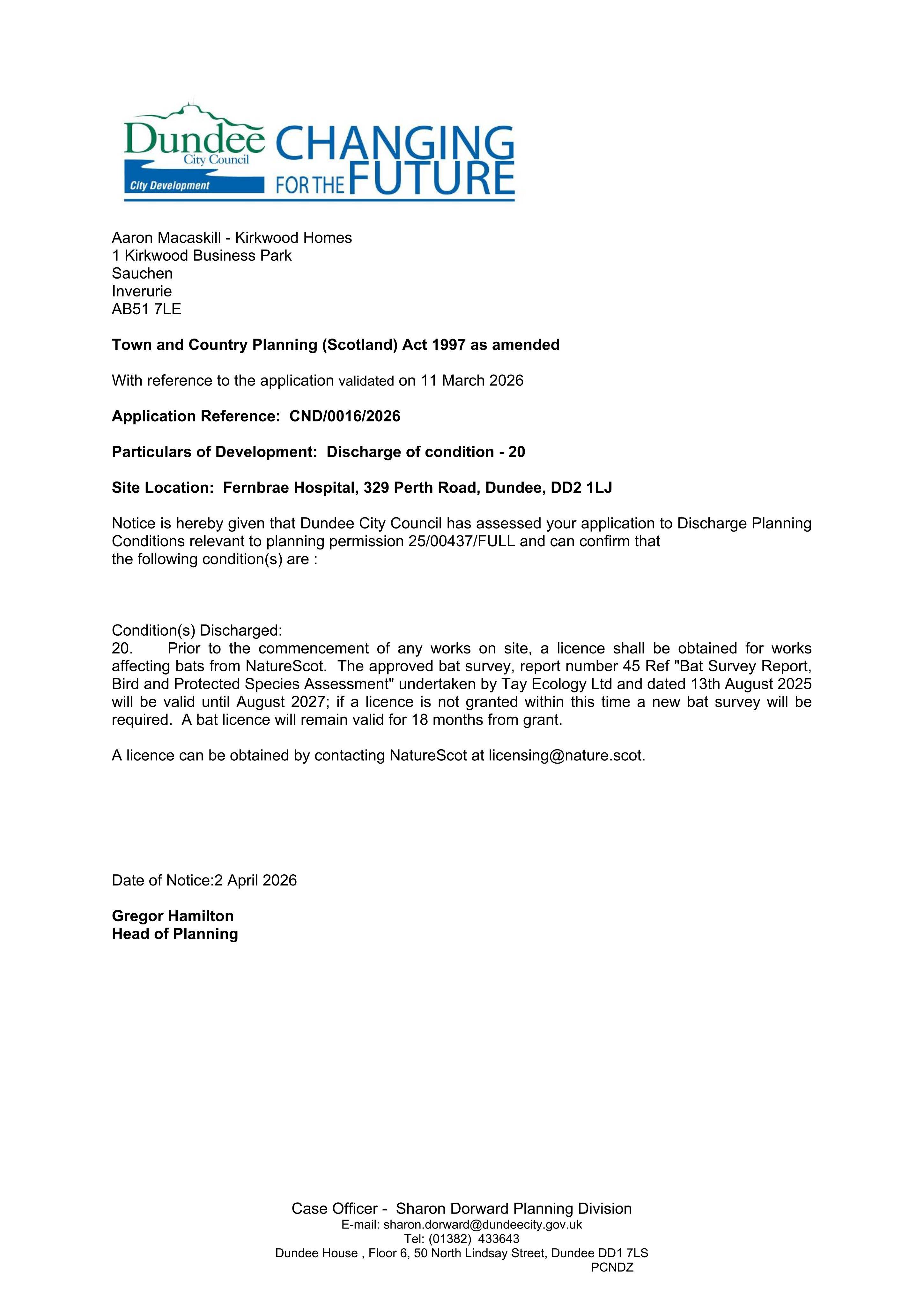Planning document