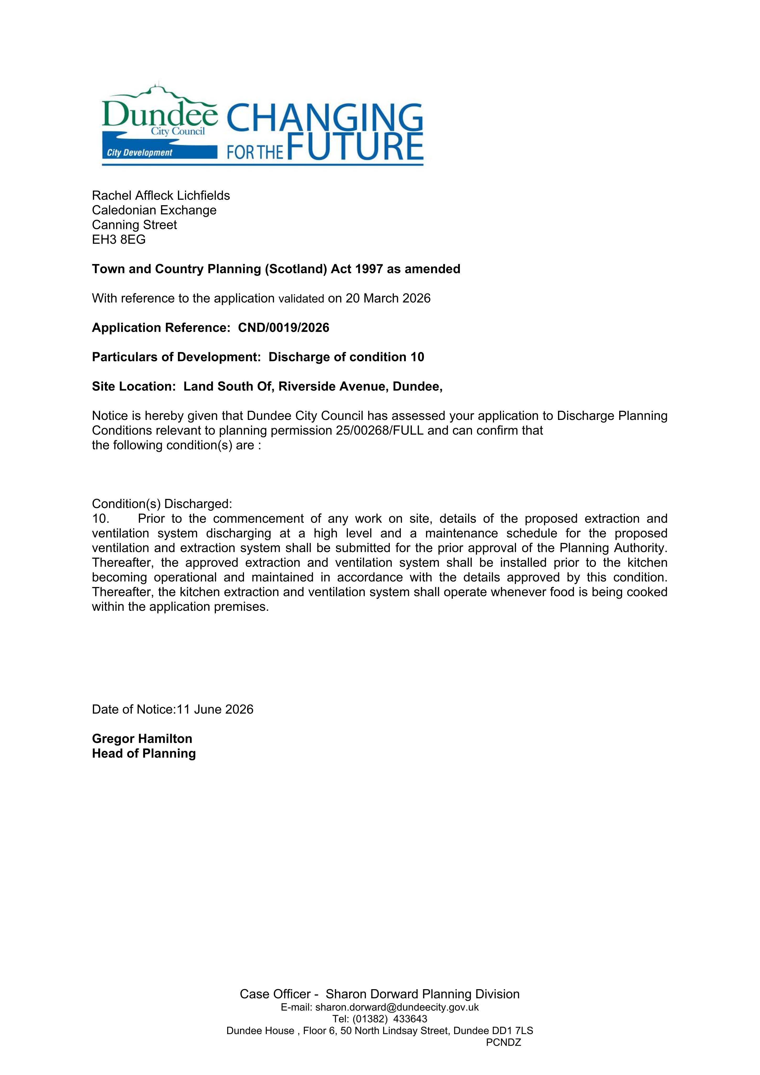 Planning document