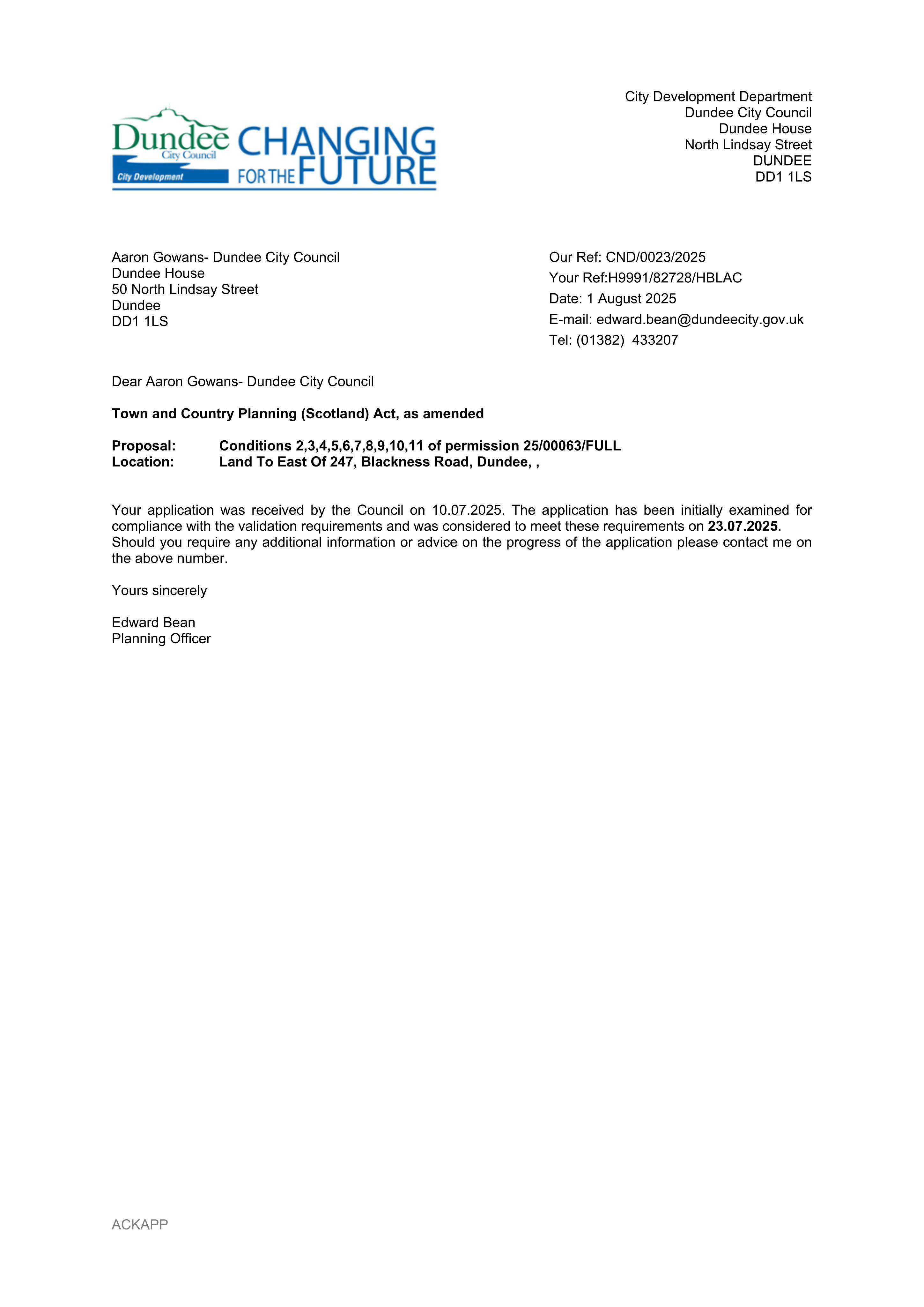 Planning document