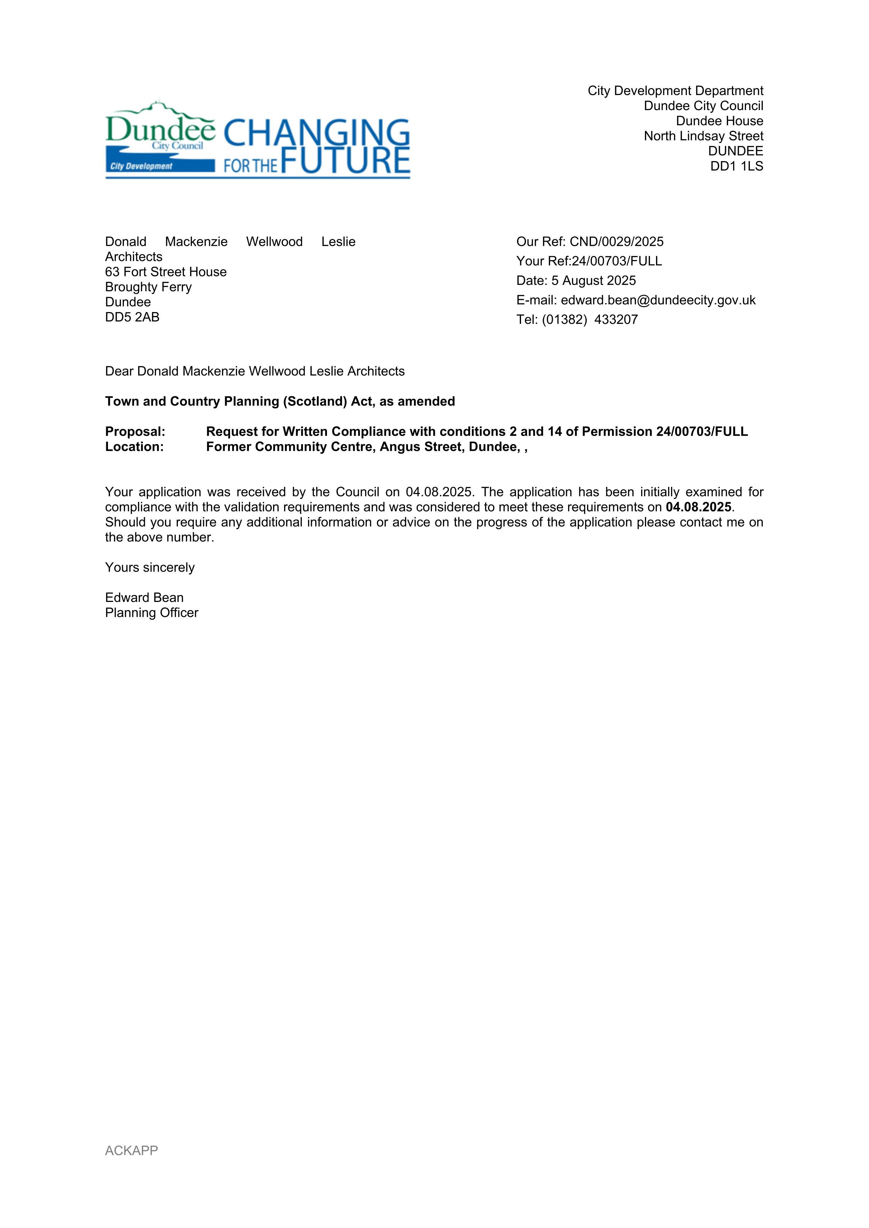 Planning document