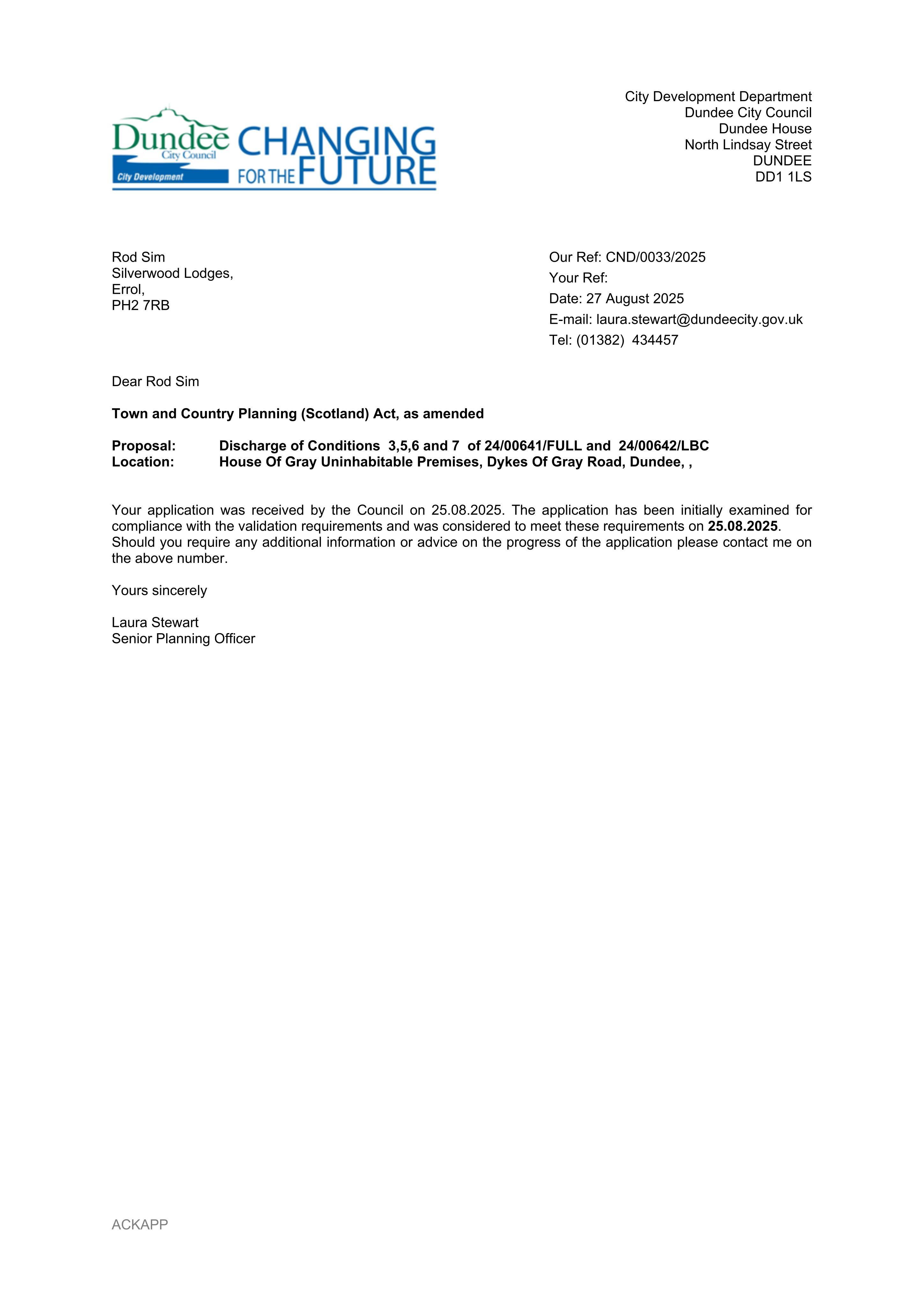 Planning document