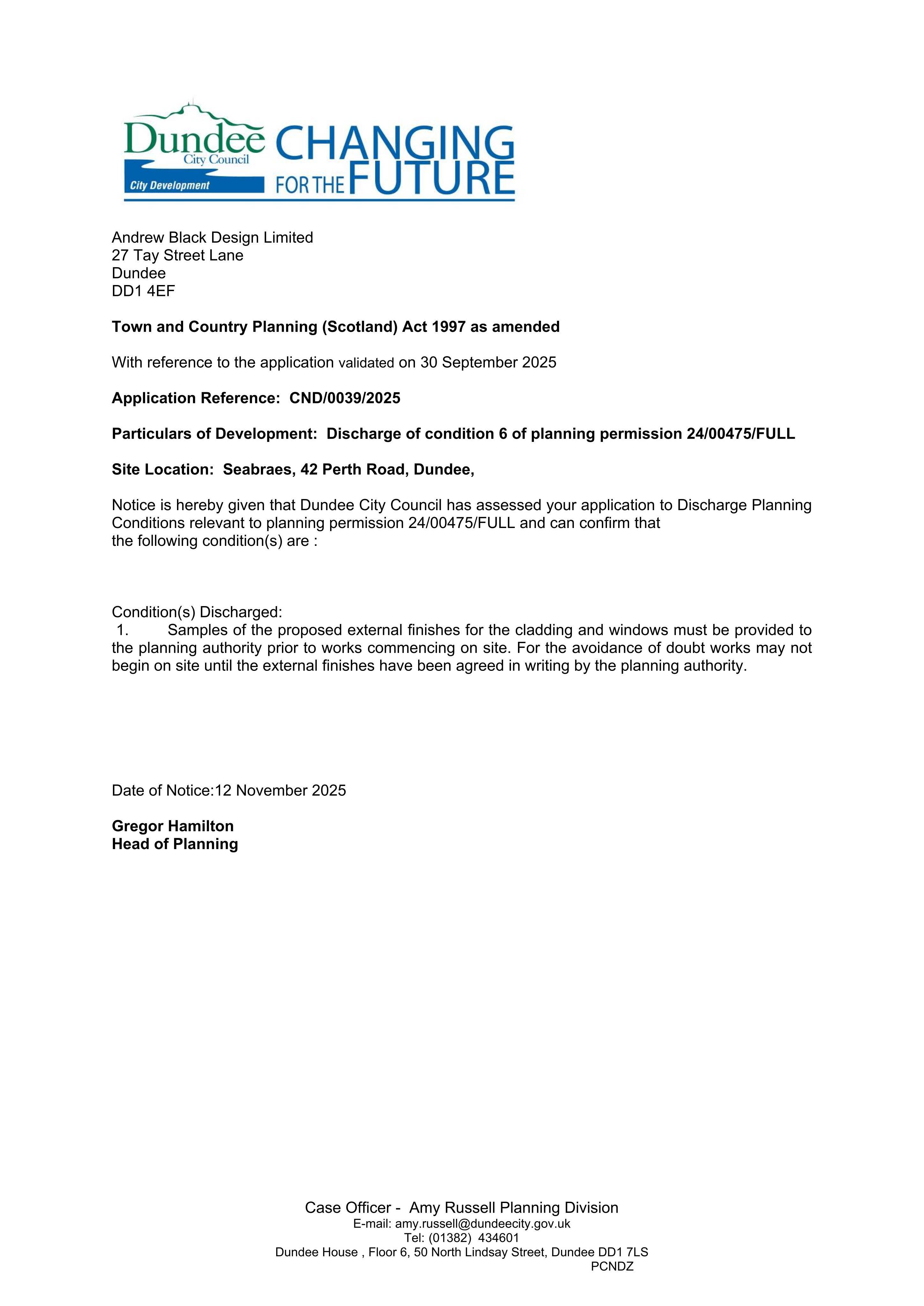 Planning document