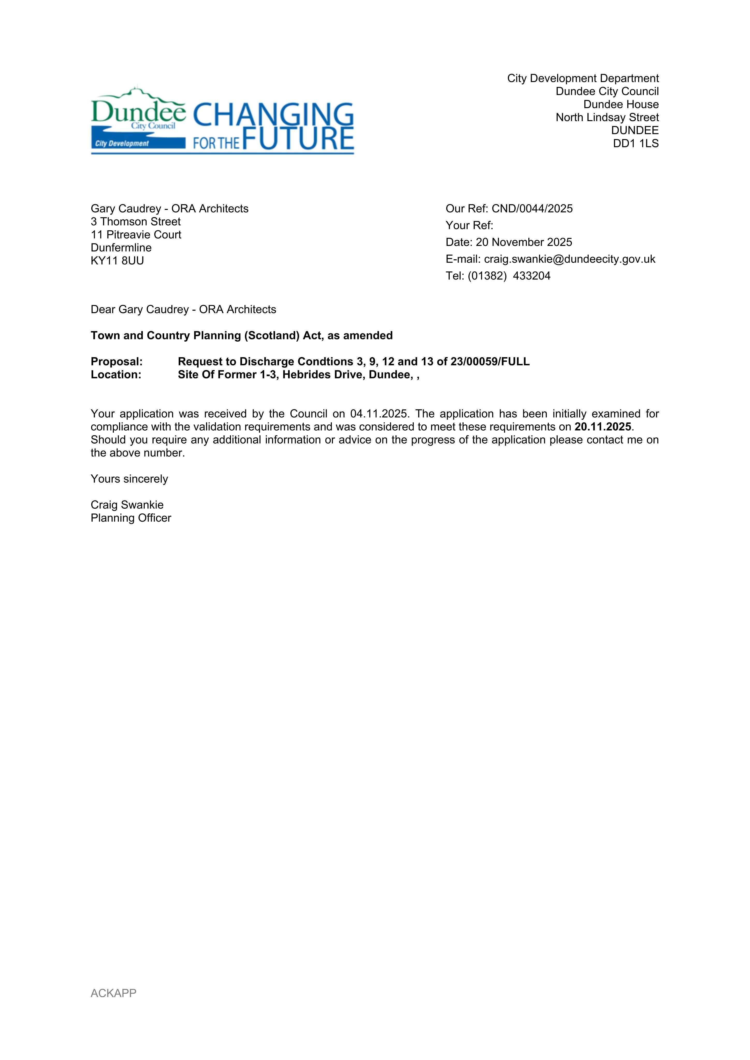 Planning document