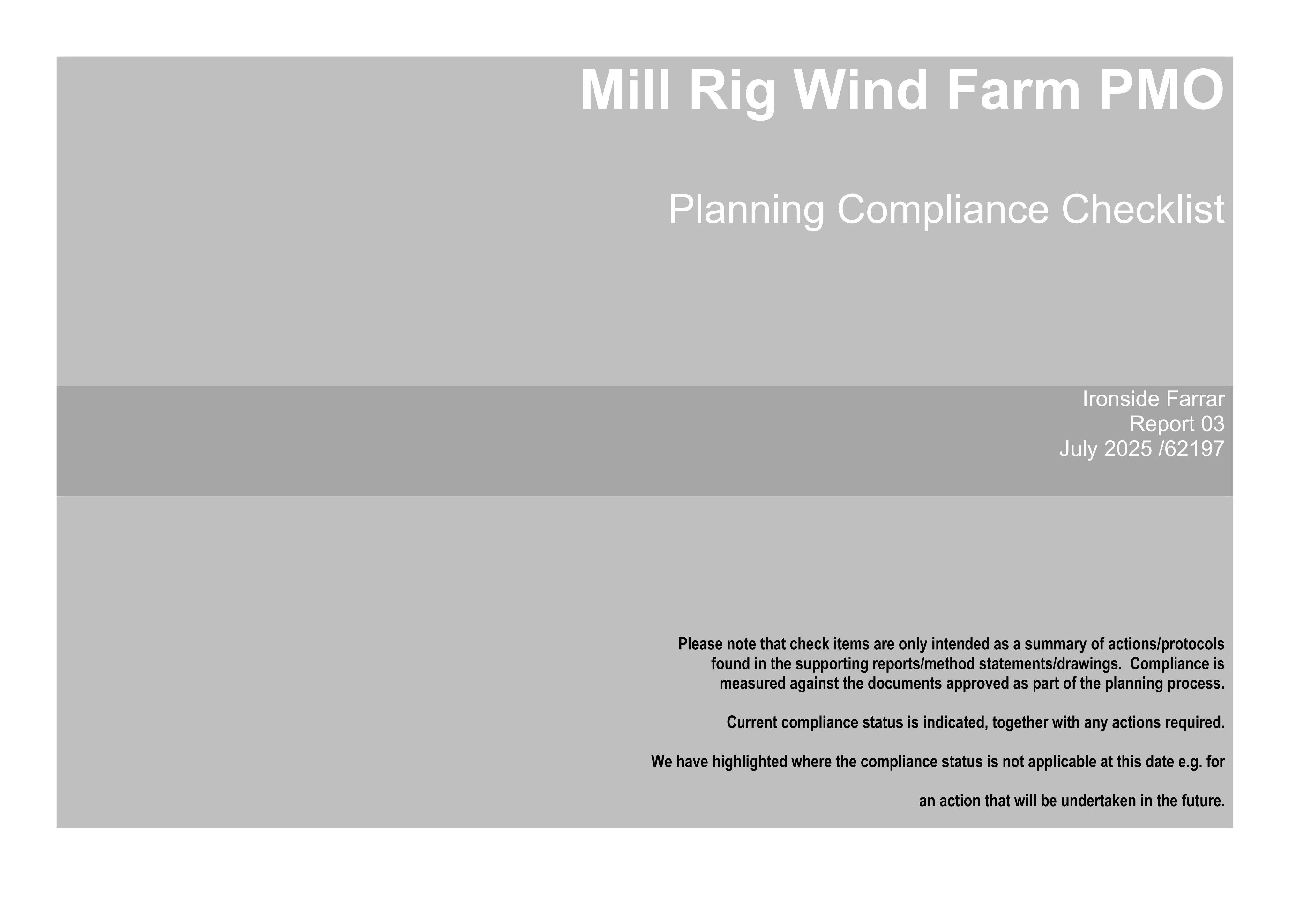 Planning document