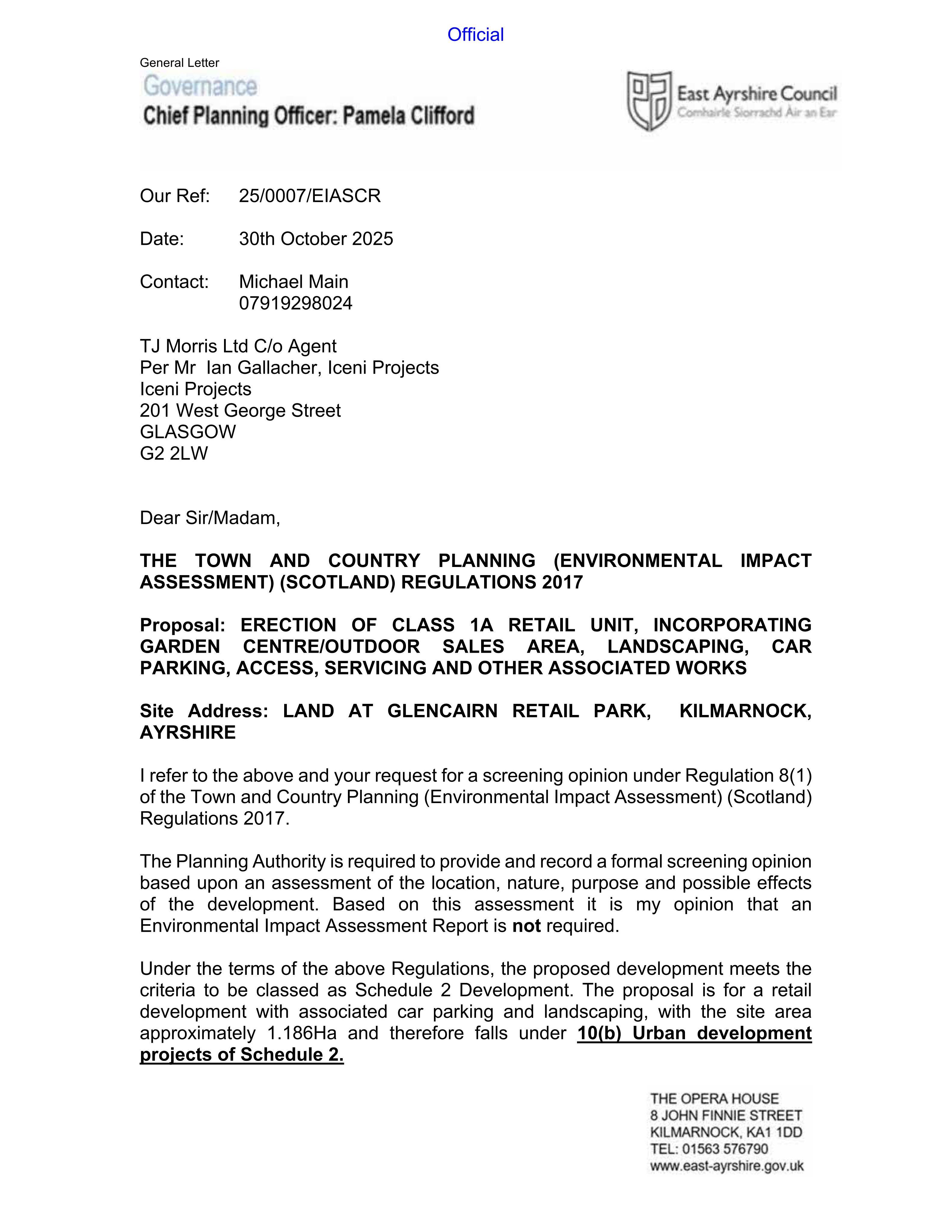 Planning document
