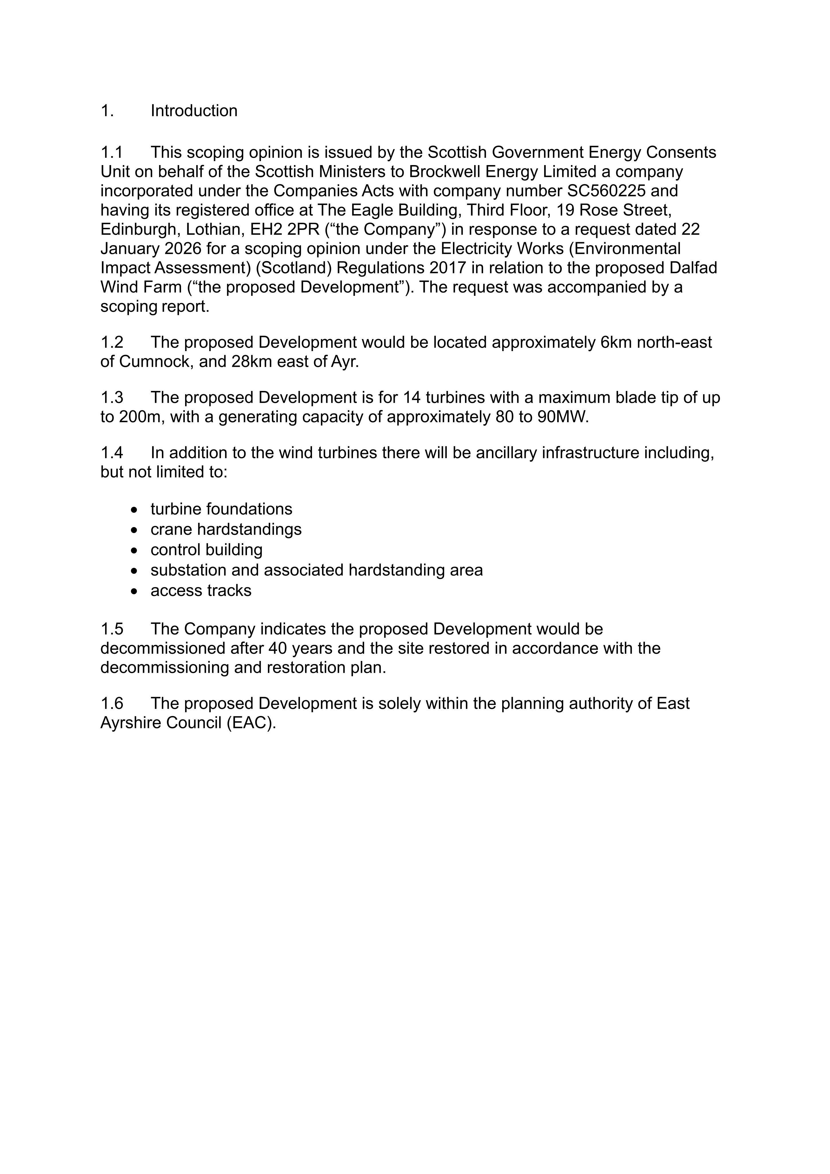Planning document