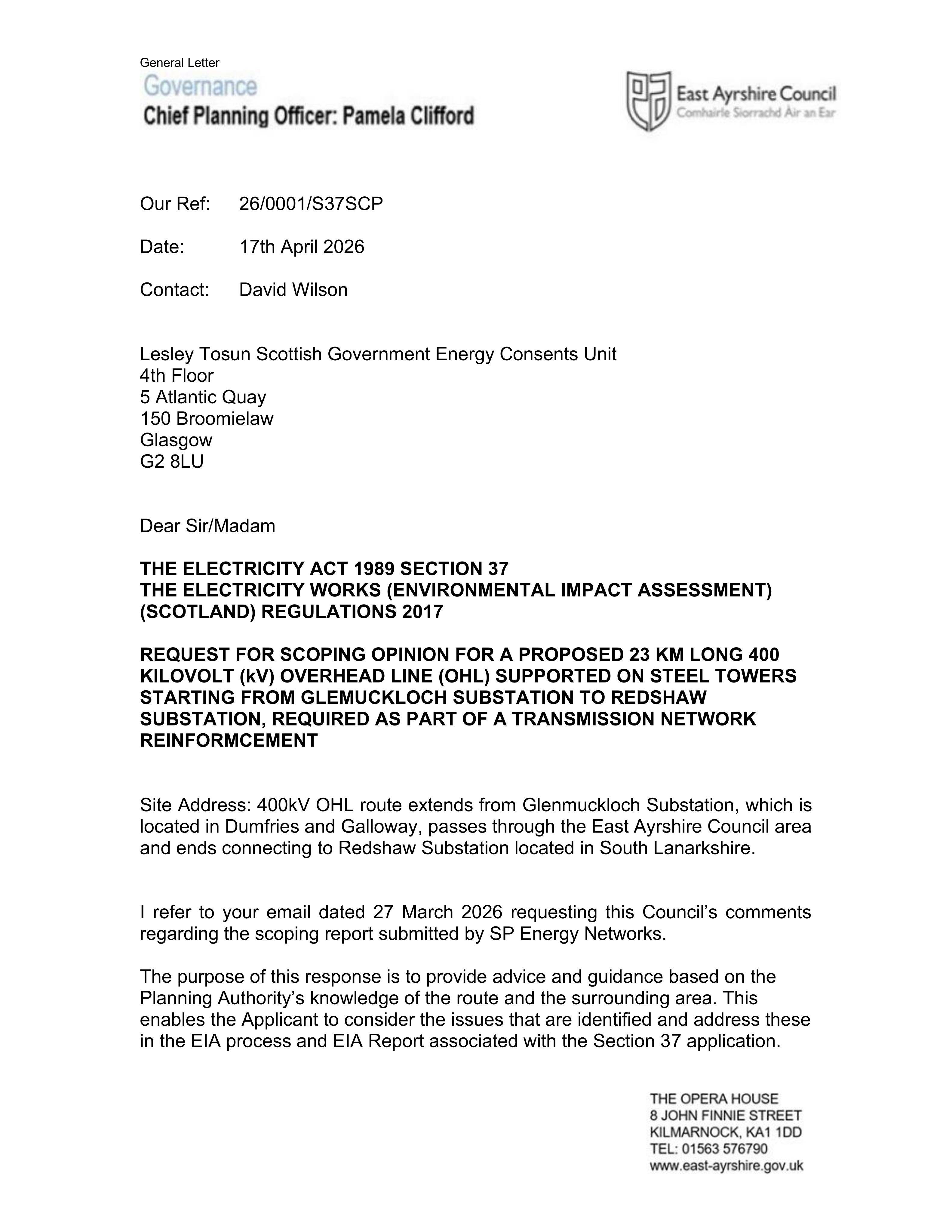 Planning document