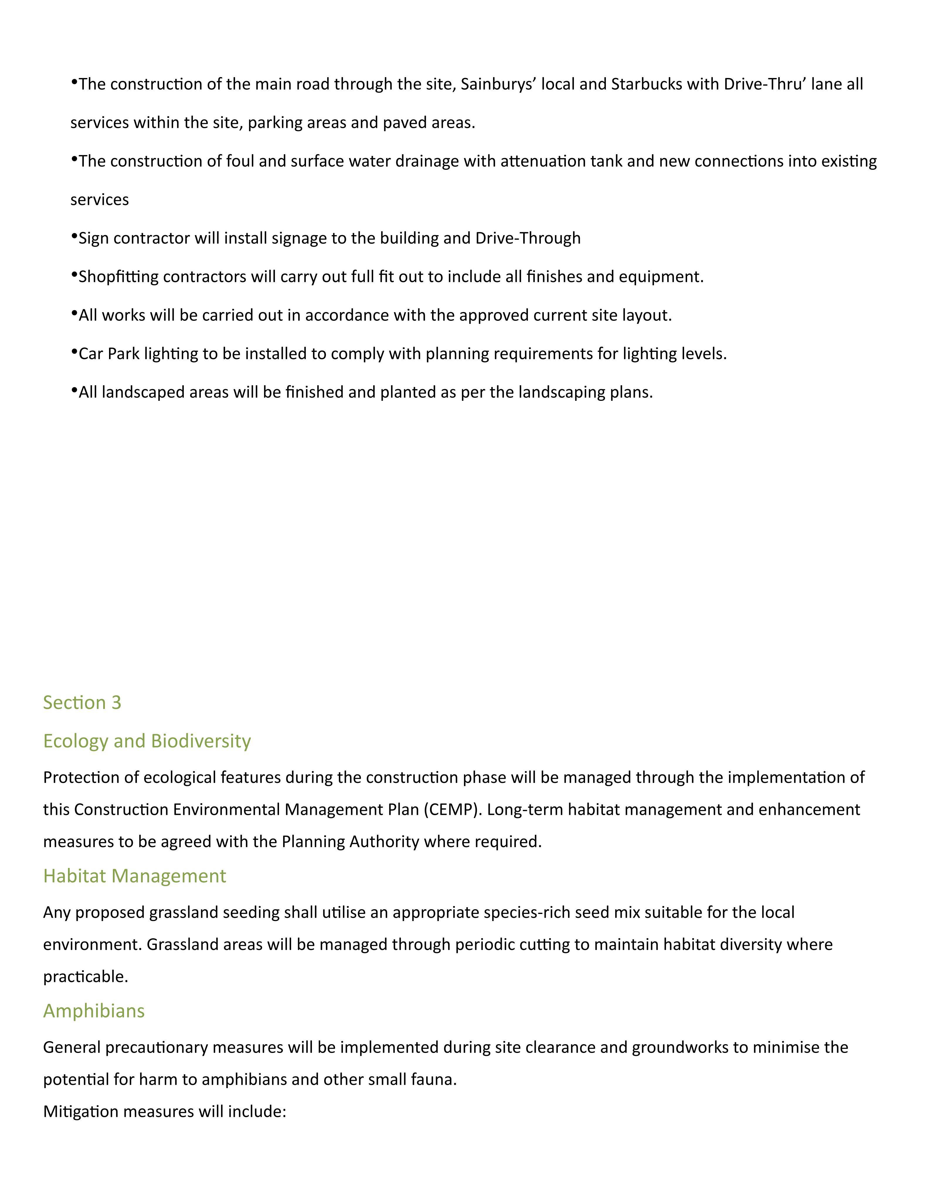 Planning document