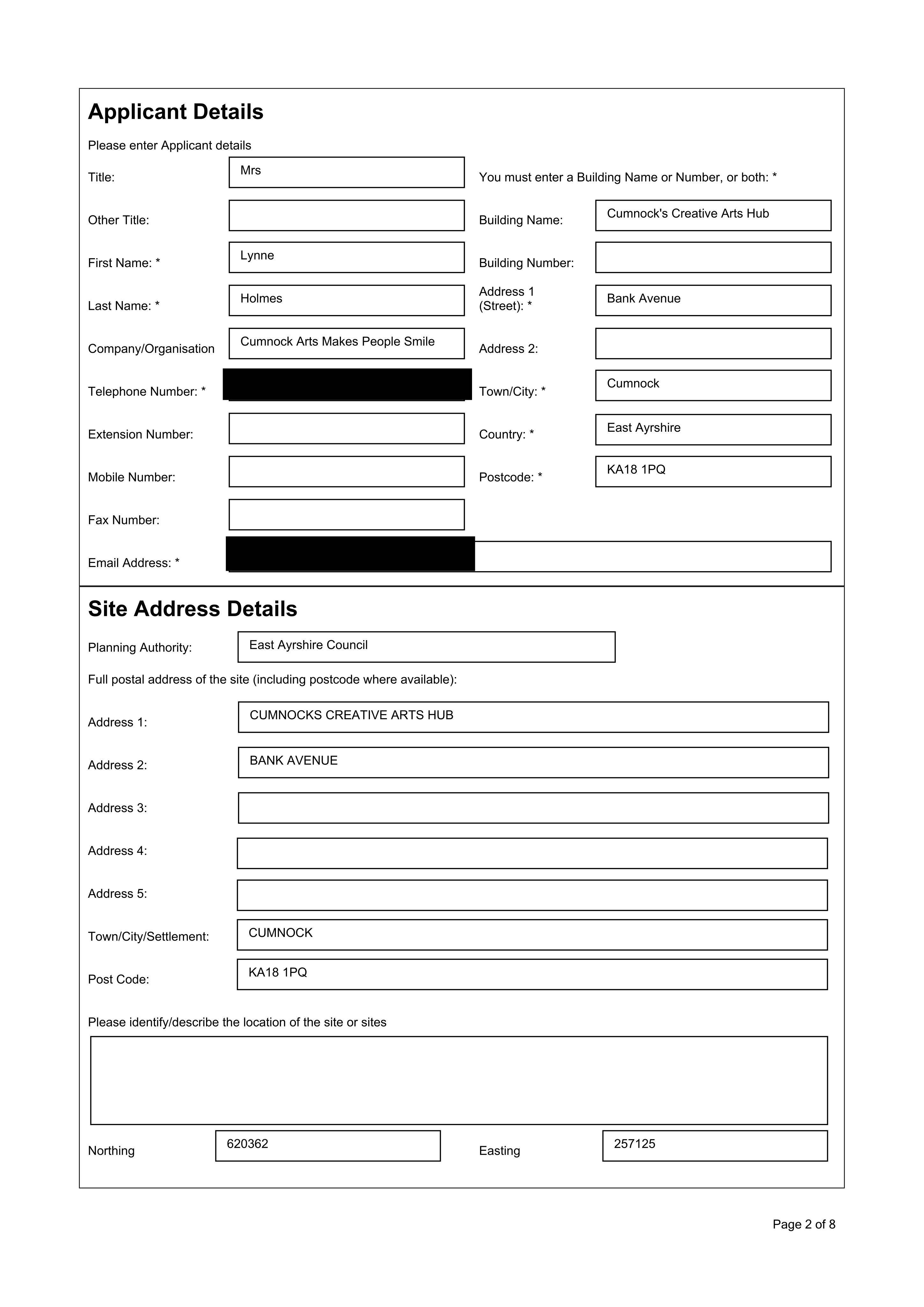 Planning document