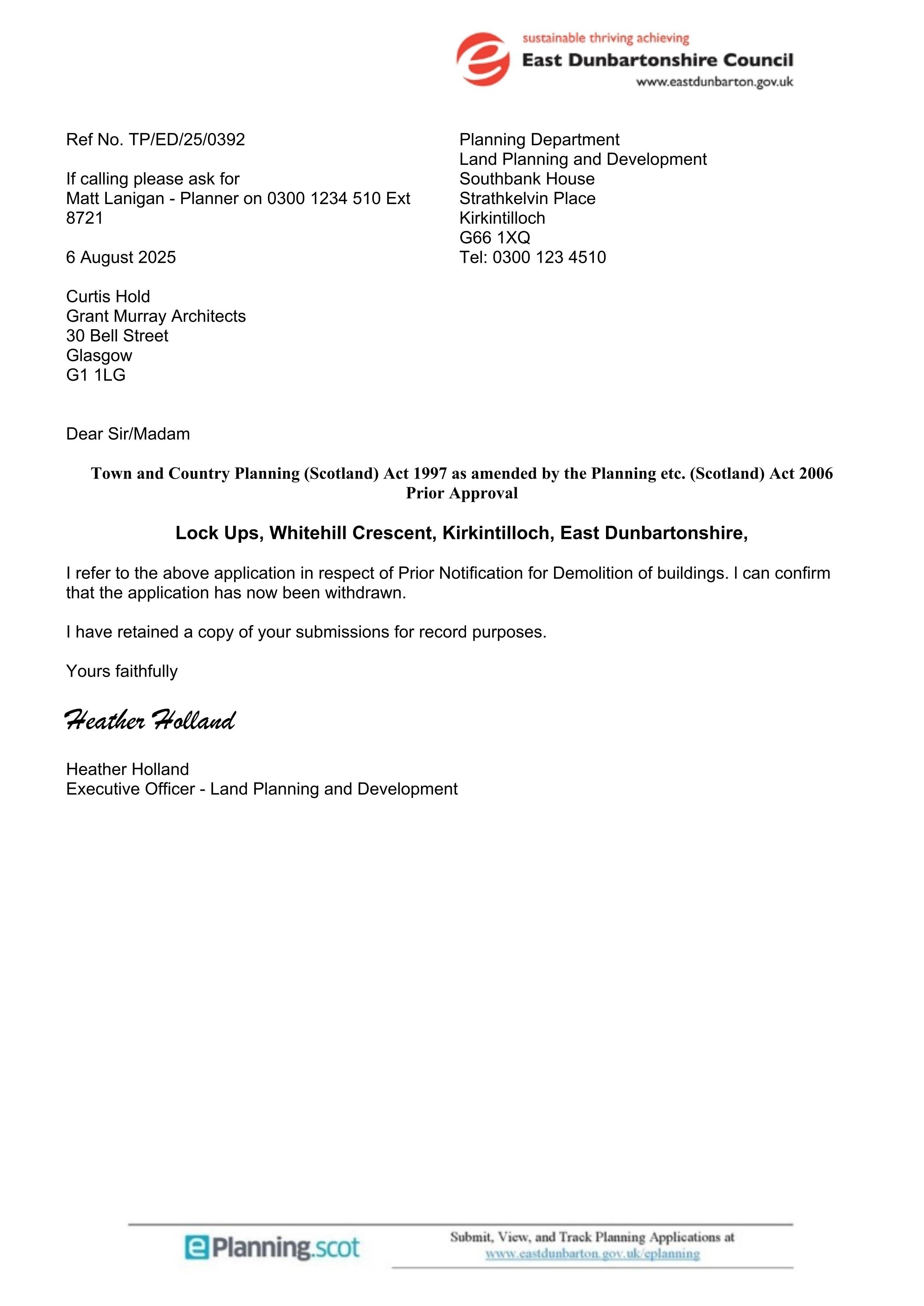 Planning document