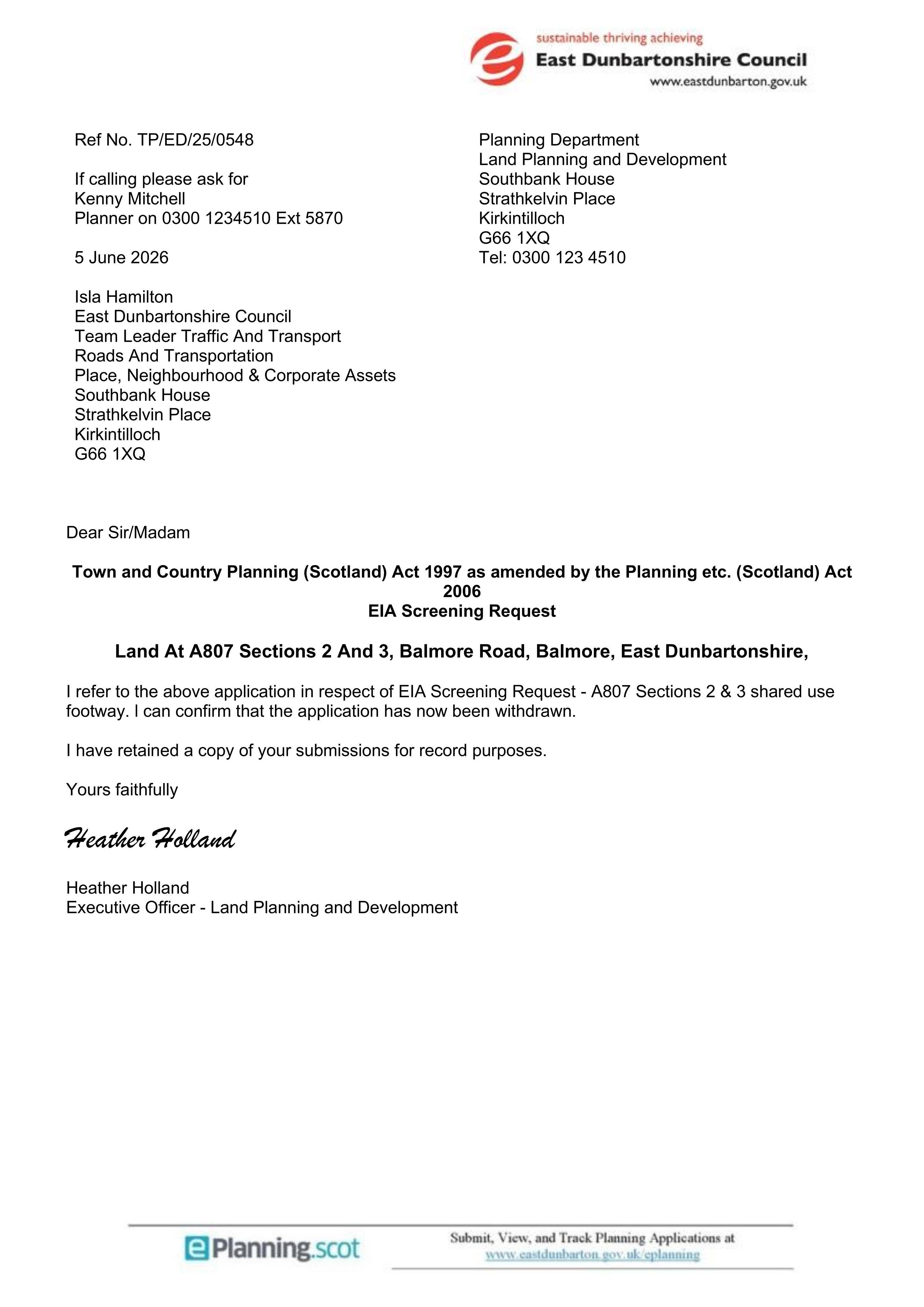 Planning document