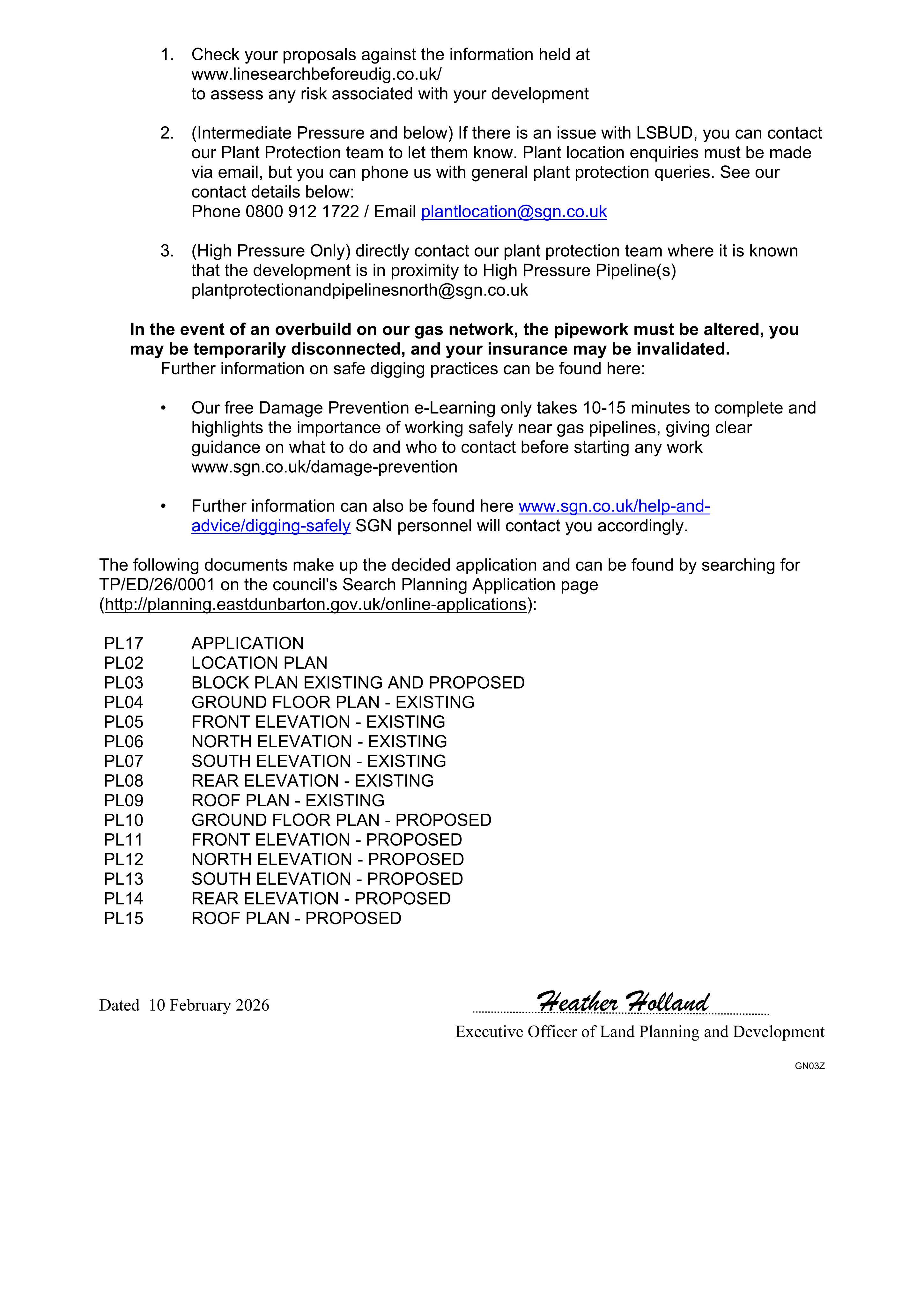 Planning document